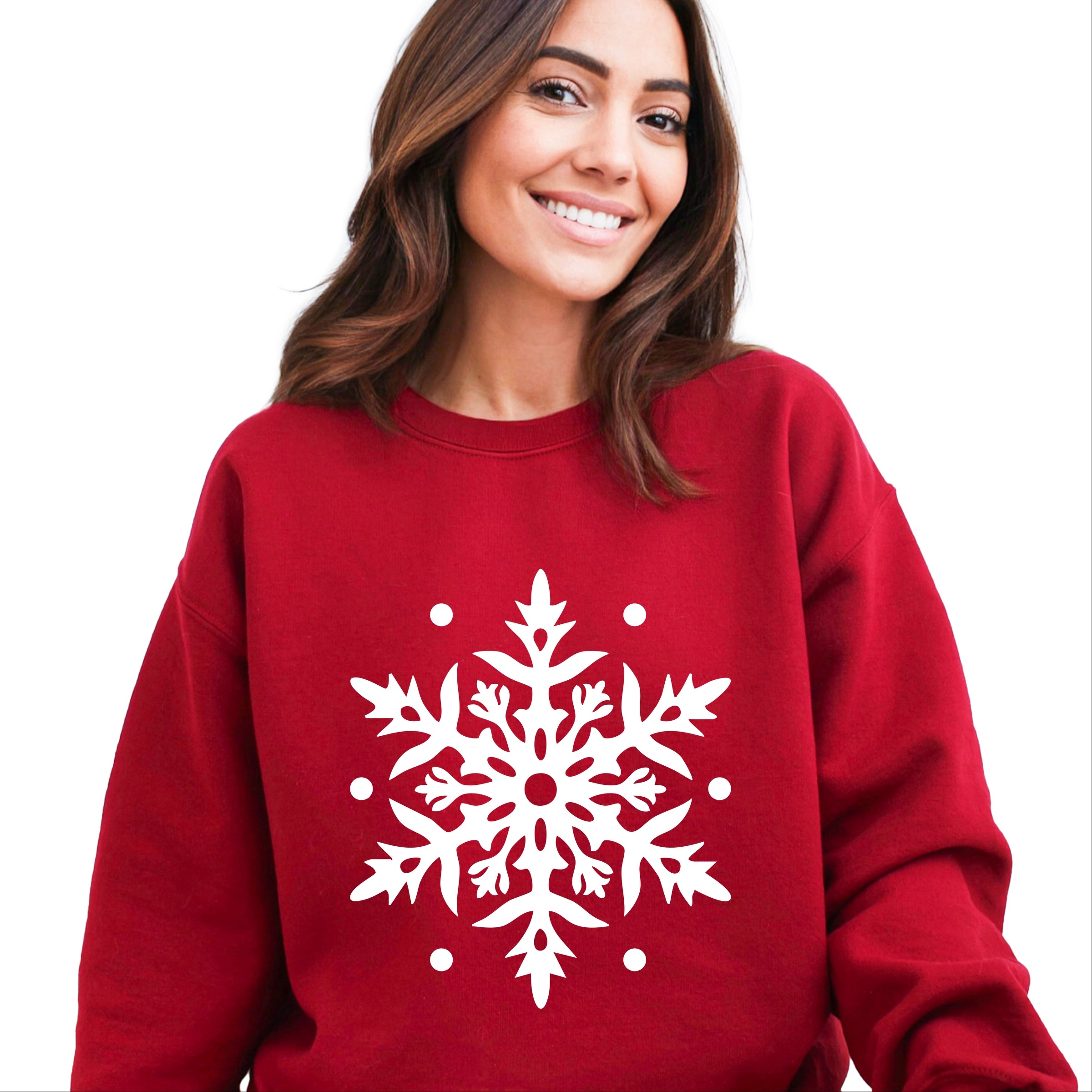 White Snowflake - Sweatshirt
