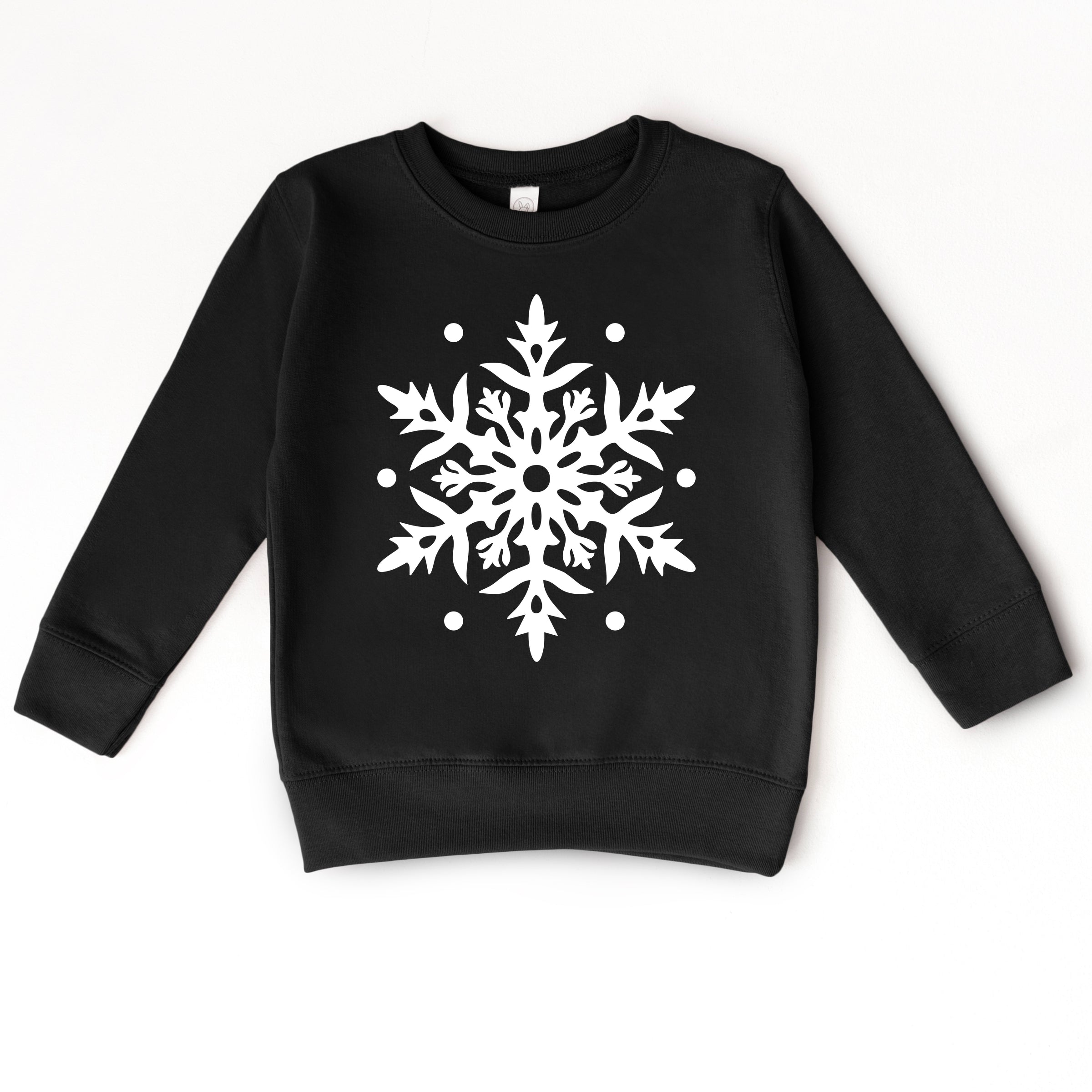 White Snowflake - Toddler Graphic Sweatshirt