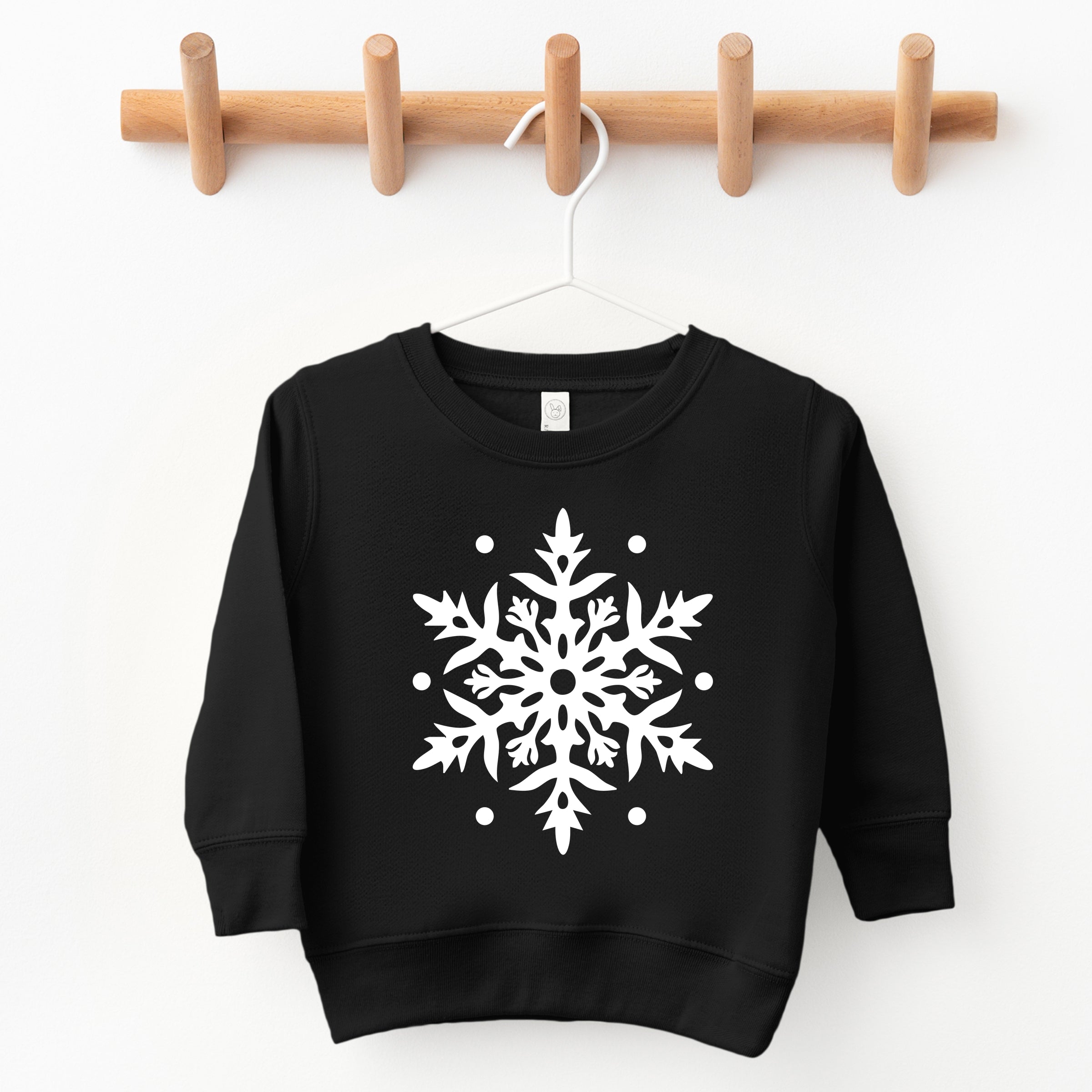 White Snowflake - Toddler Graphic Sweatshirt