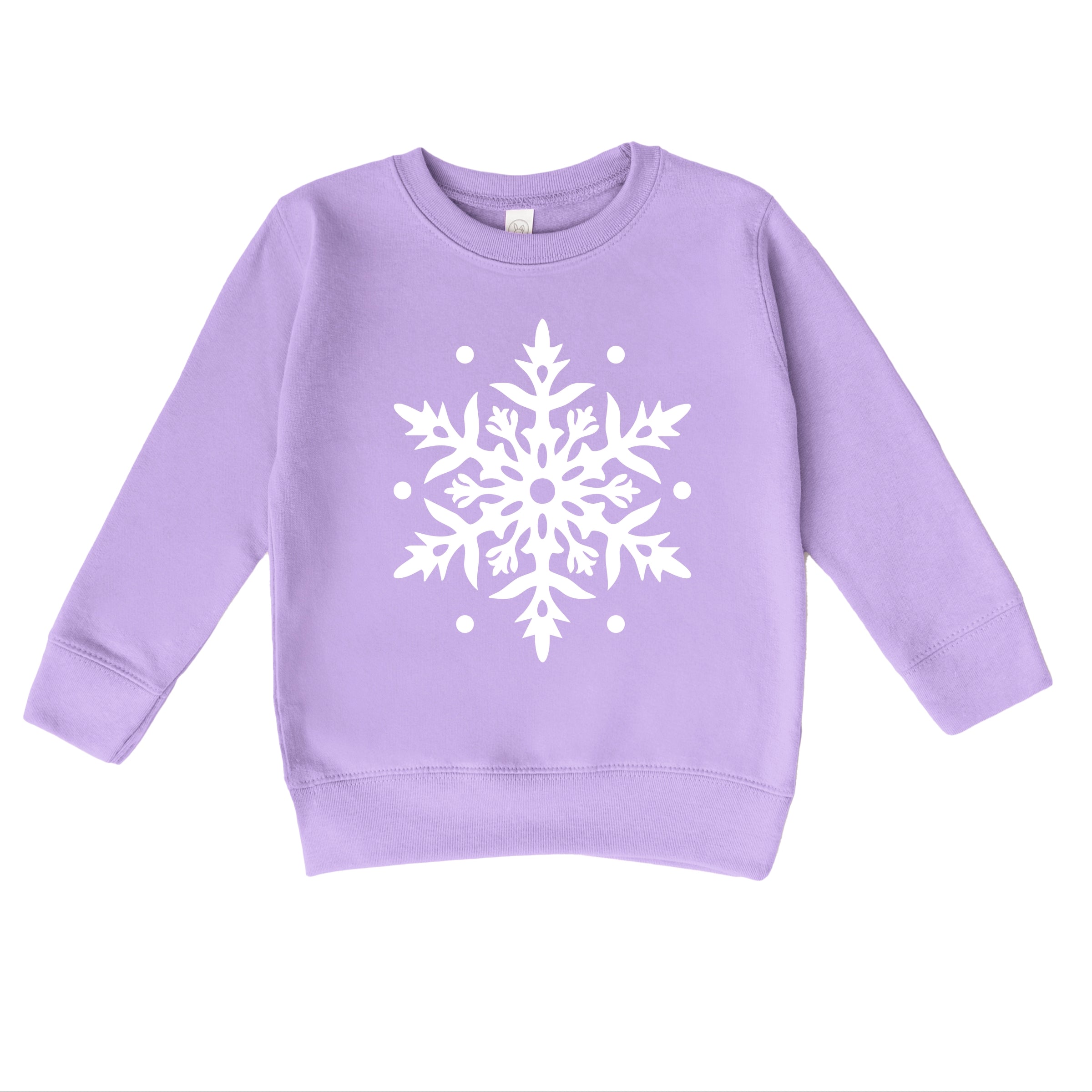 White Snowflake - Toddler Graphic Sweatshirt