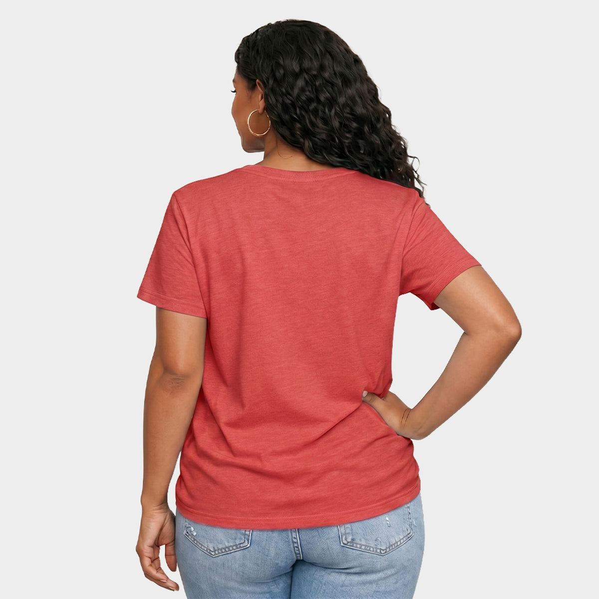 23179W_F-C Heather Red