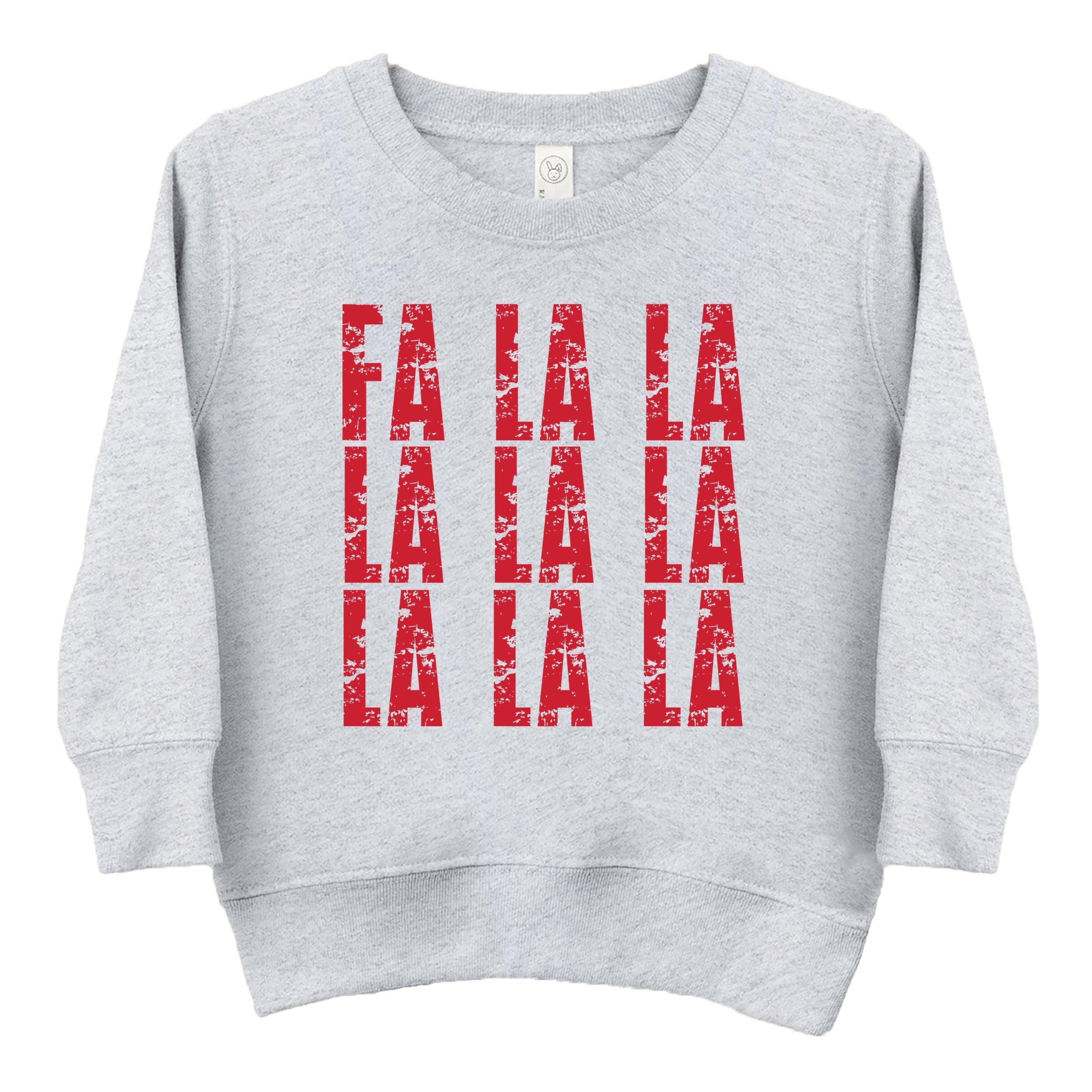 Fa La La Distressed - Toddler Graphic Sweatshirt