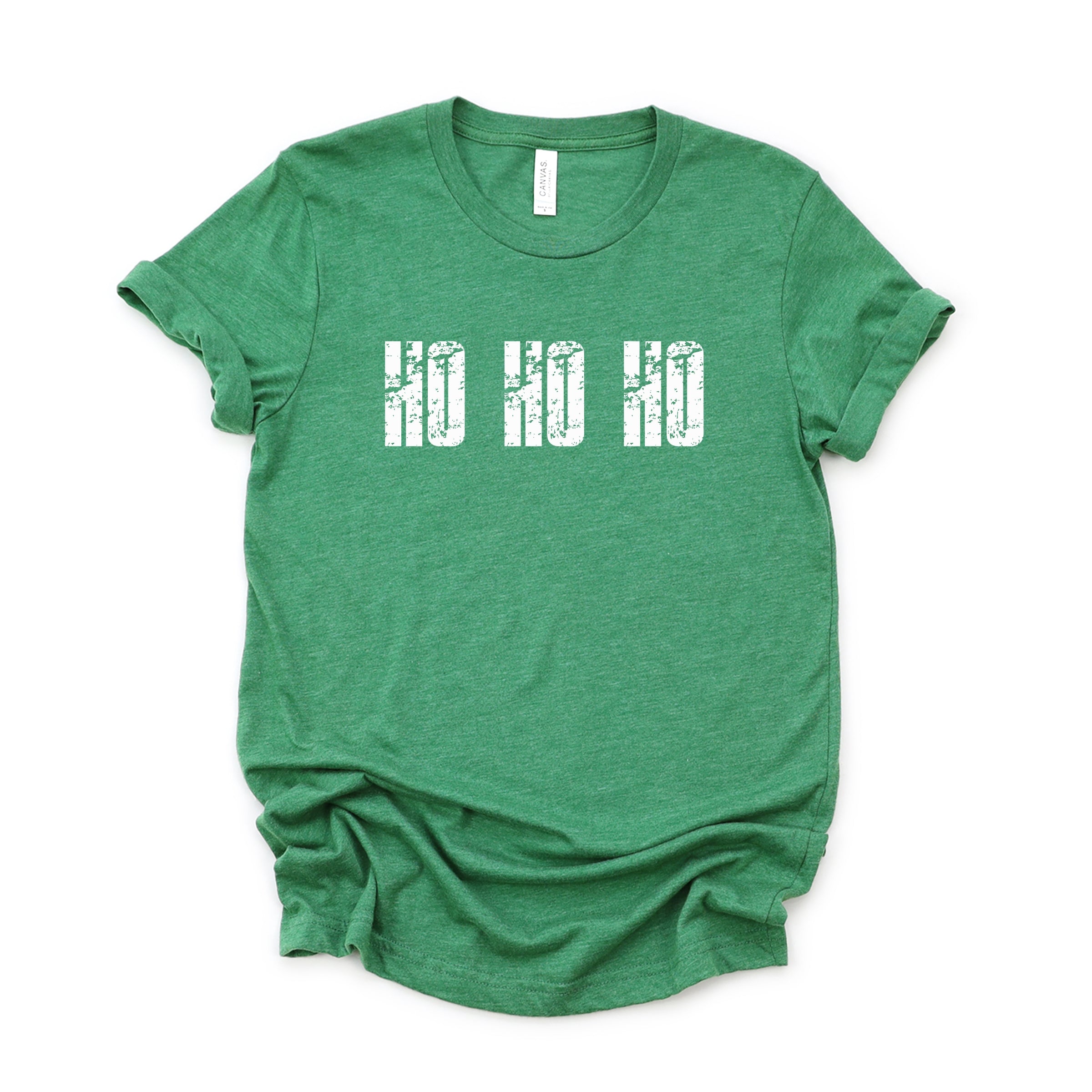 Ho Ho Ho Block Distressed - Women's Short Sleeve Graphic T-Shirt