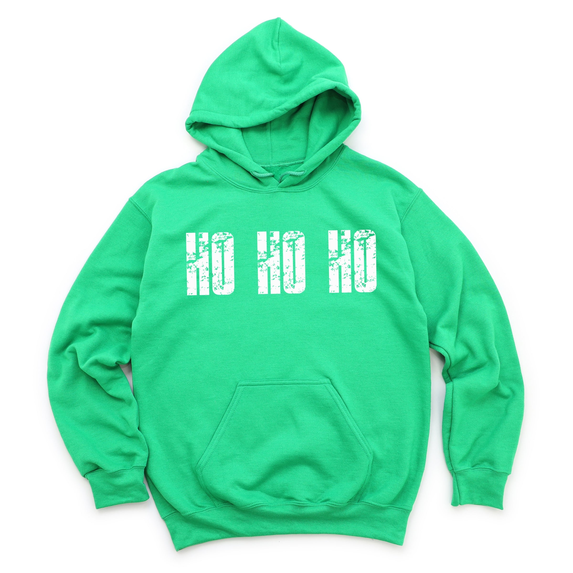 Ho Ho Ho Block Distressed - Women's Graphic Hoodie