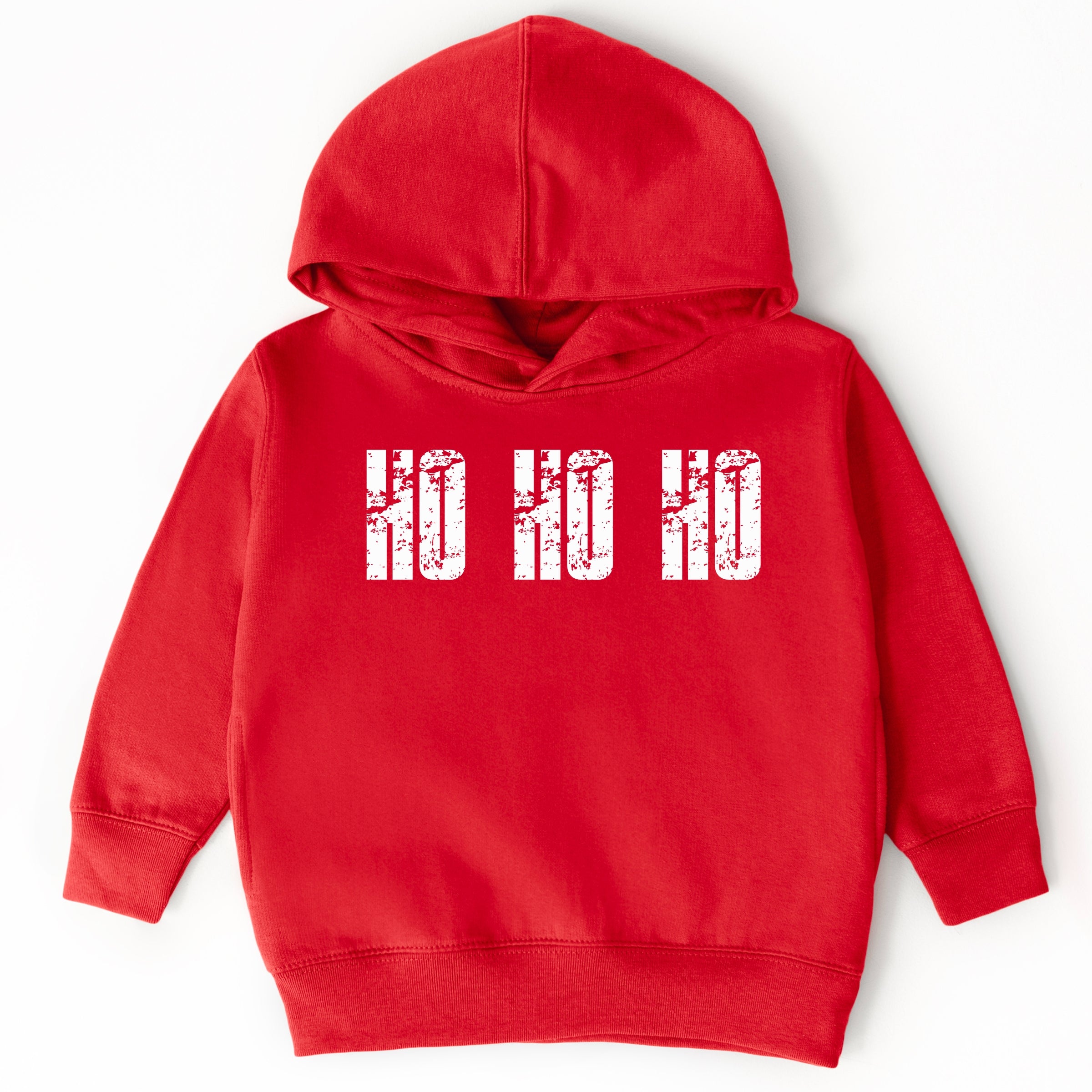 Ho Ho Ho Block Distressed - Toddler Hoodie
