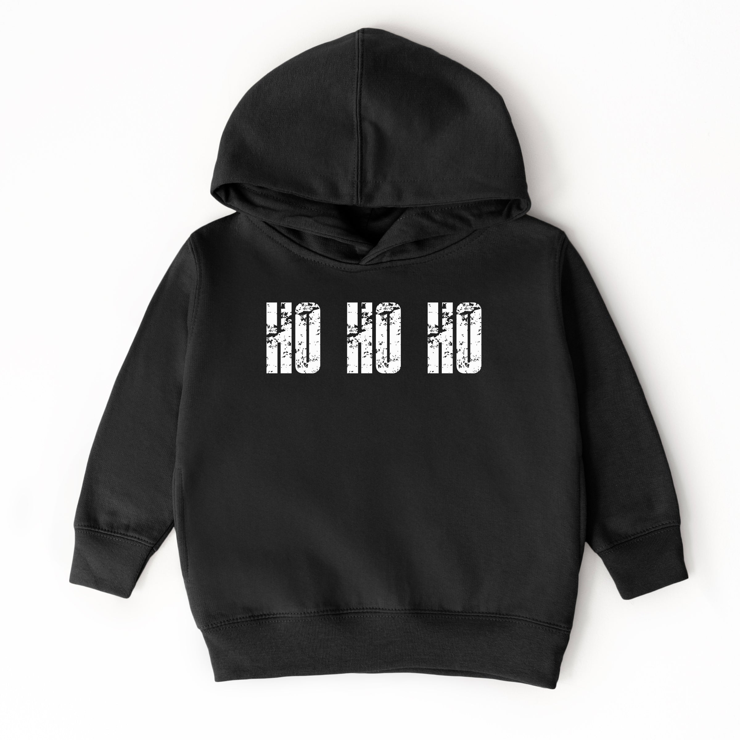 Ho Ho Ho Block Distressed - Toddler Hoodie