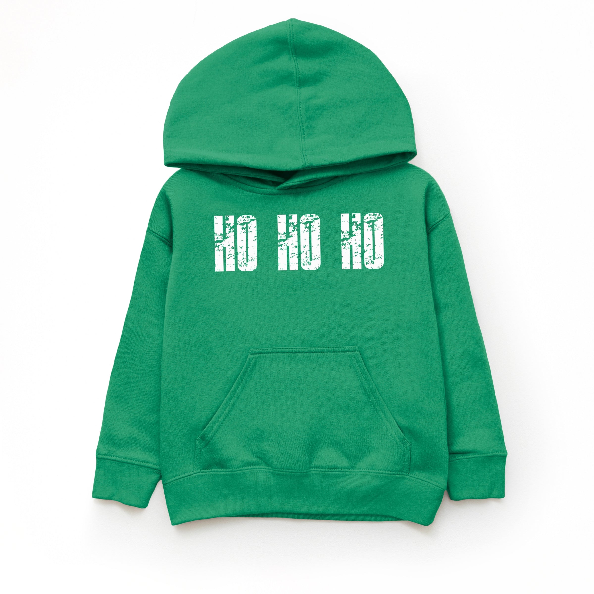 Ho Ho Ho Block Distressed - Youth Graphic Hoodie