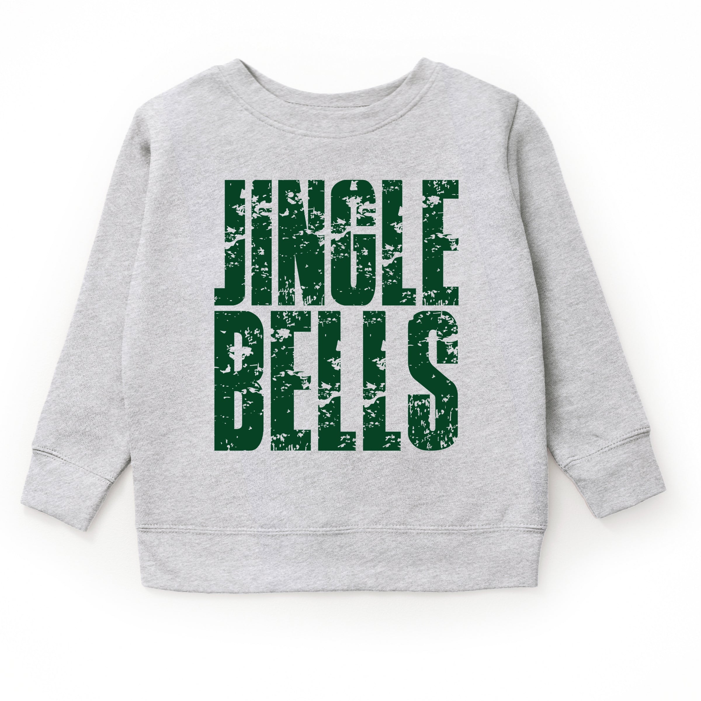 Jingle Bells Block Distressed - Youth Graphic Sweatshirt