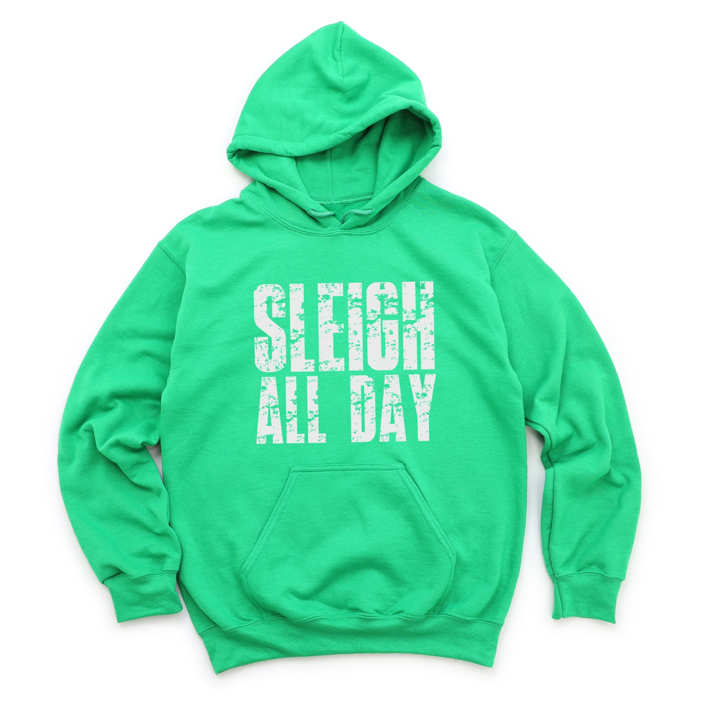 Sleigh All Day Block Distressed - Women's Graphic Hoodie