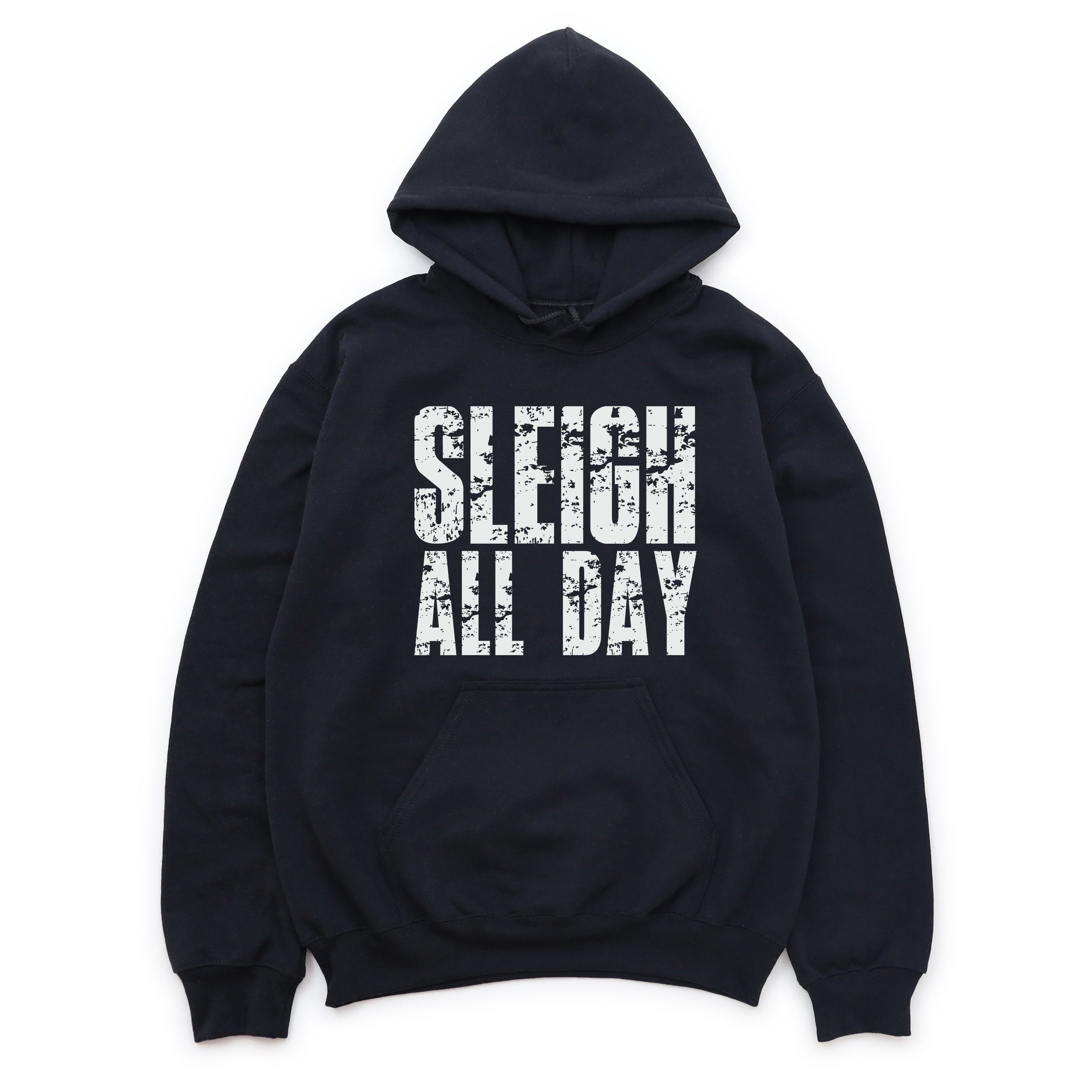 Sleigh All Day Block Distressed - Women's Graphic Hoodie