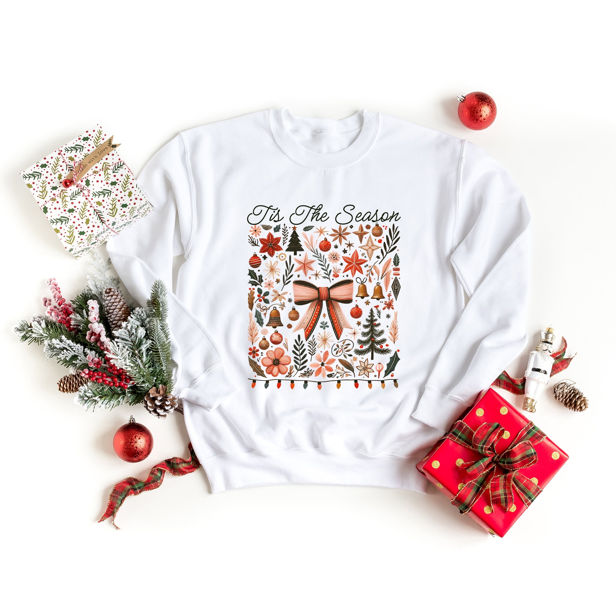 Tis The Season Coquette - Women's Graphic Sweatshirt