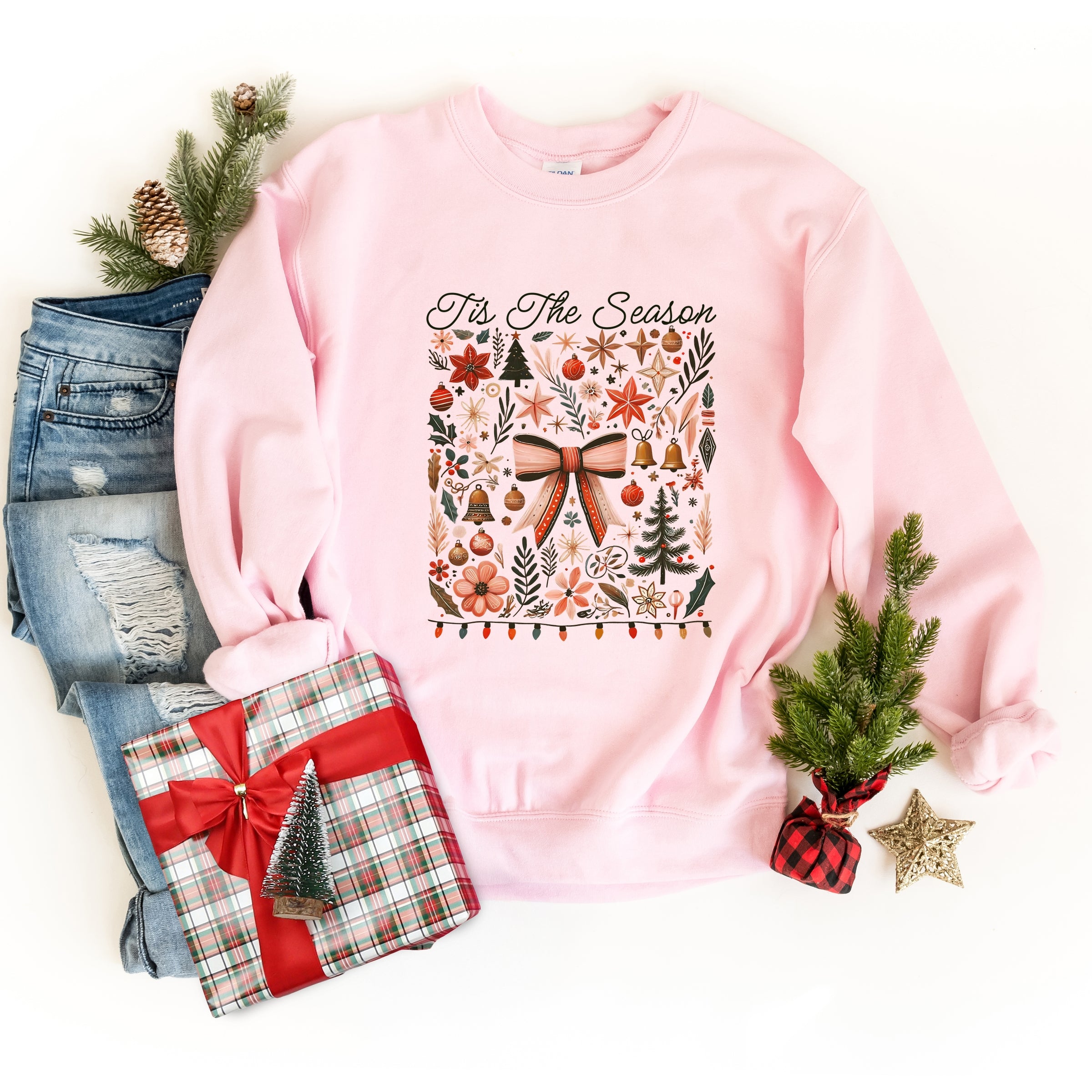 Tis The Season Coquette - Women's Graphic Sweatshirt