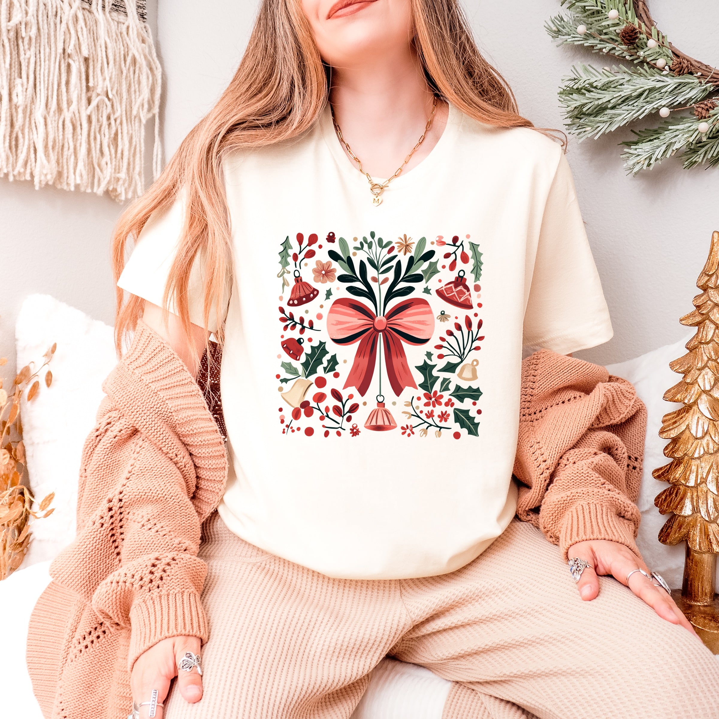 Coquette Holly Collage - Women's Short Sleeve Graphic T-Shirt