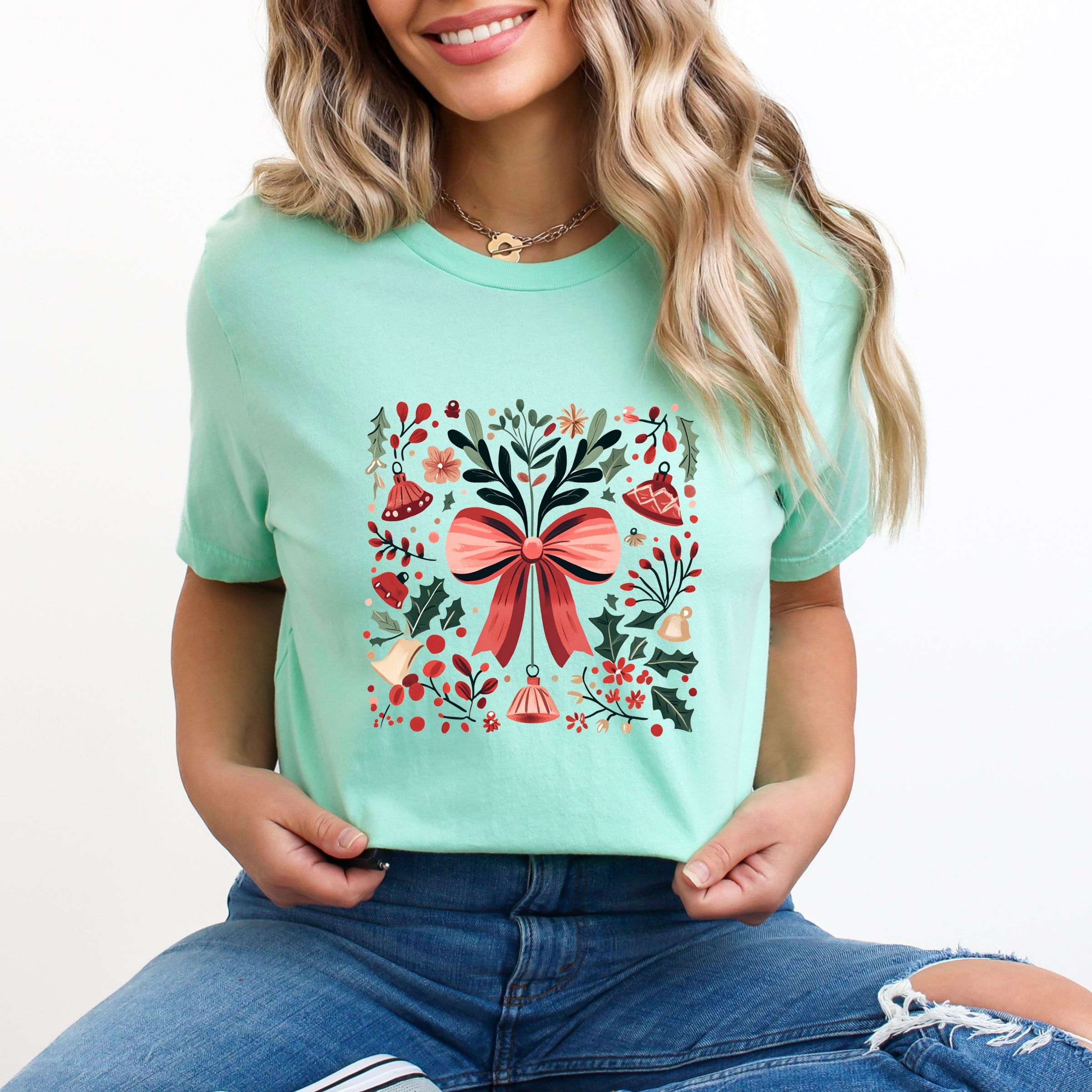 Coquette Holly Collage - Women's Short Sleeve Graphic T-Shirt