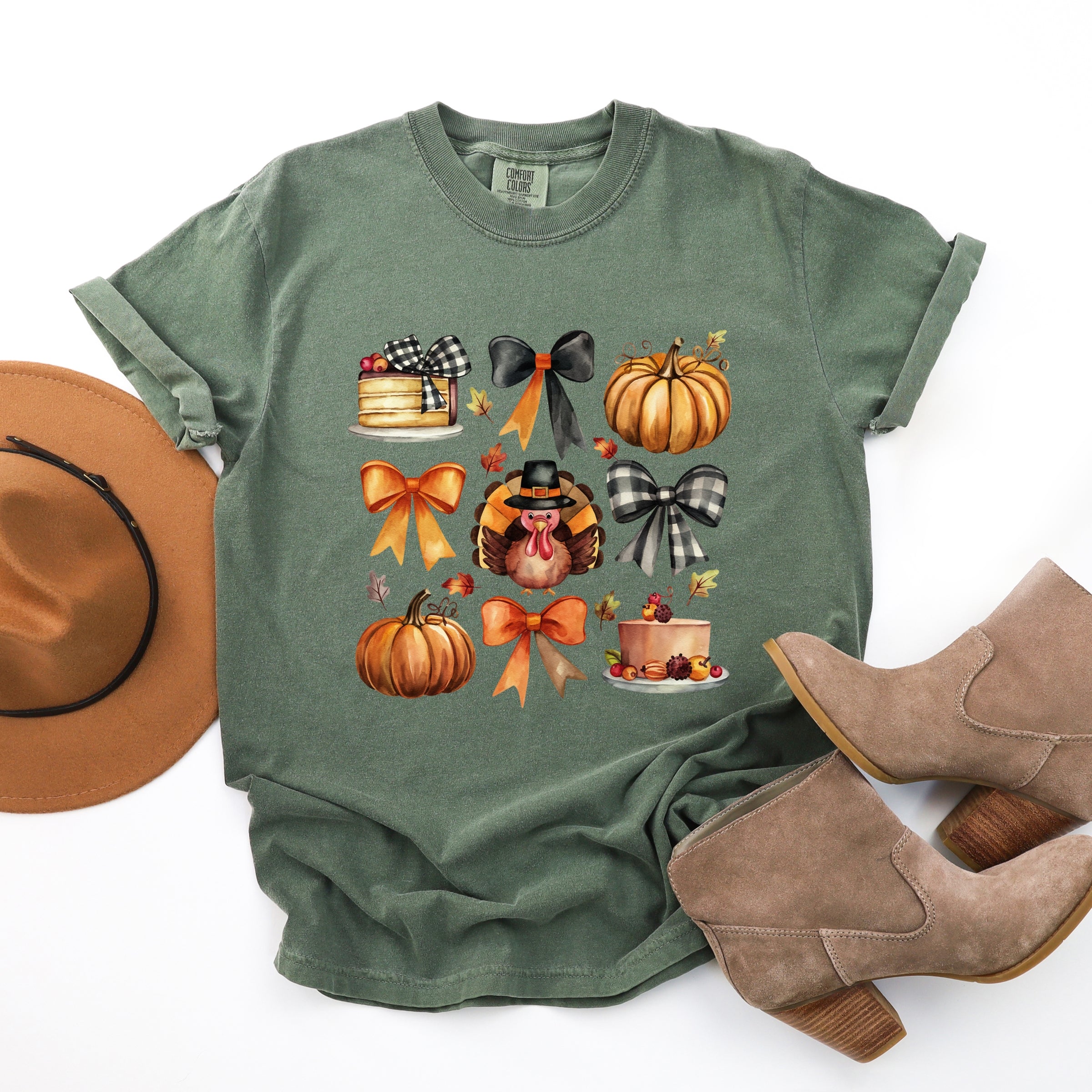 Turkey Coquette - Women's Garment Dyed Graphic T-Shirt