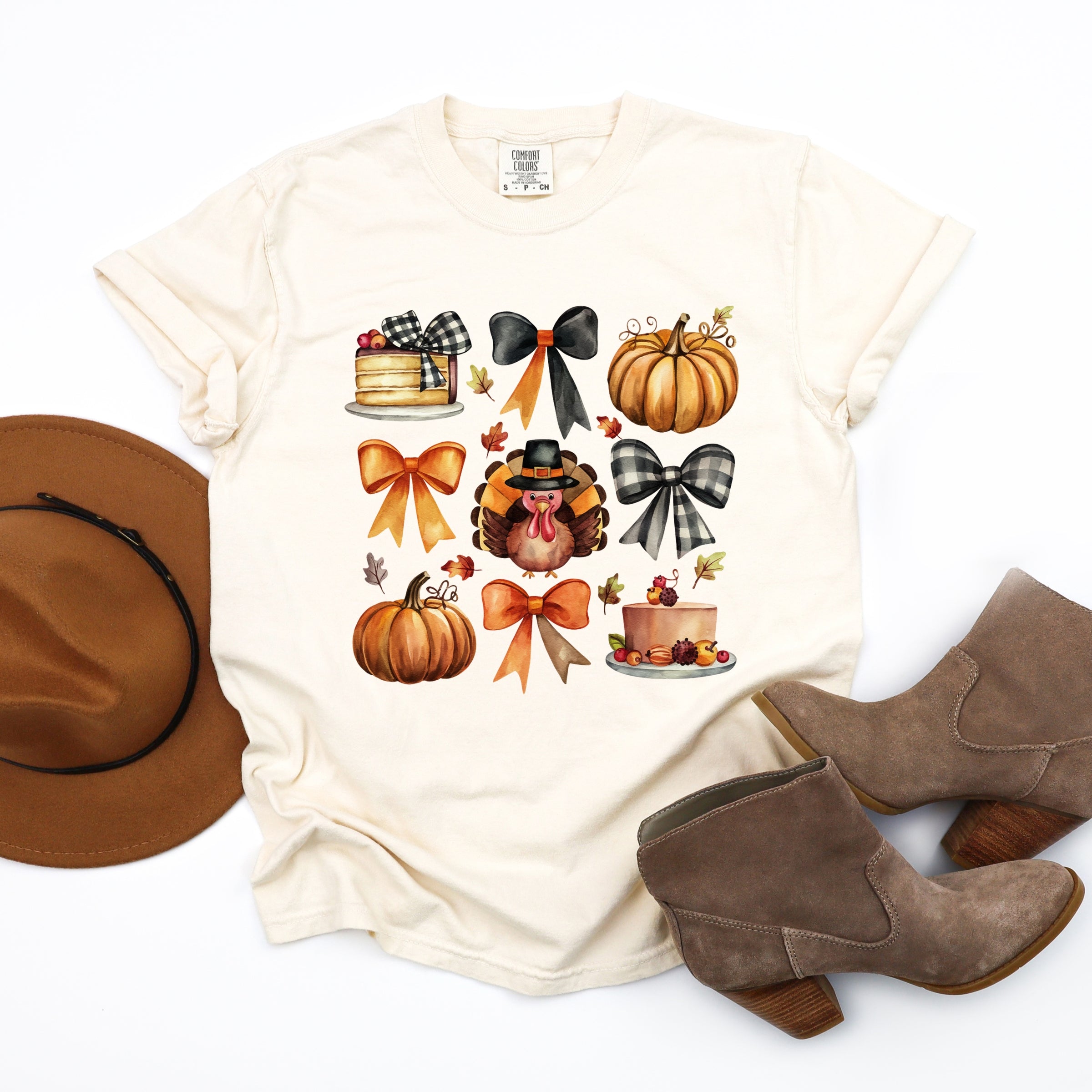 Turkey Coquette - Women's Garment Dyed Graphic T-Shirt