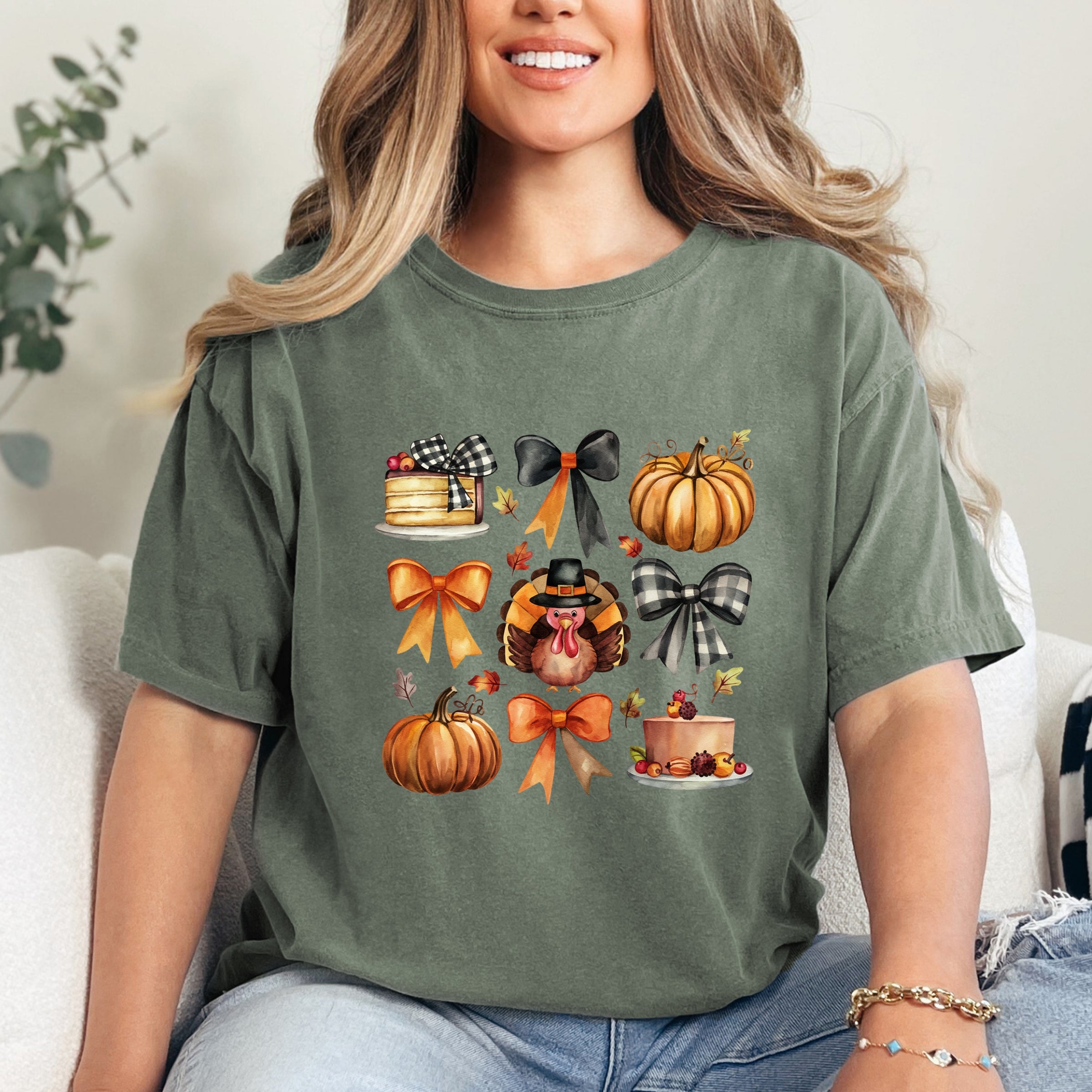 Turkey Coquette - Women's Garment Dyed Graphic T-Shirt