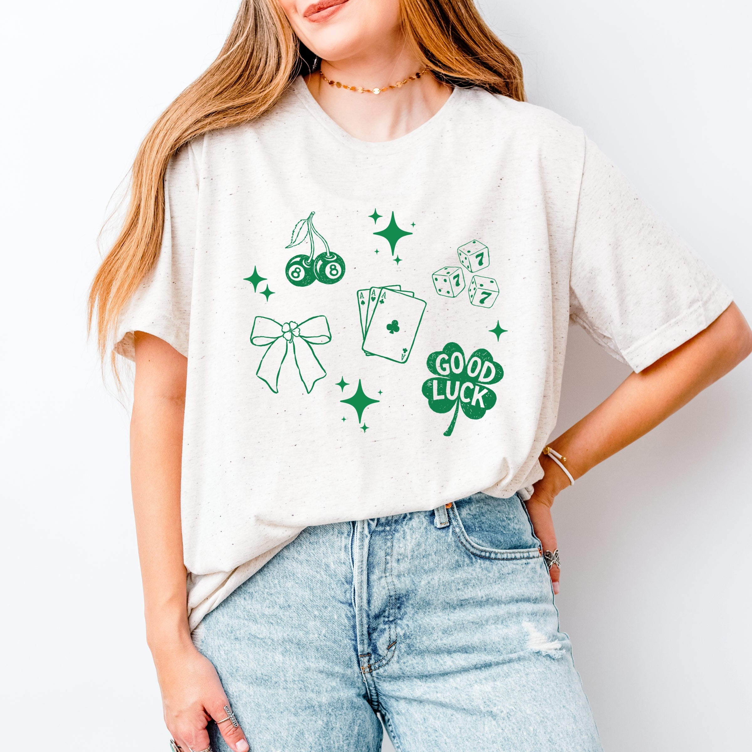 Lucky Icons Stars - Women's Short Sleeve Graphic T-Shirt