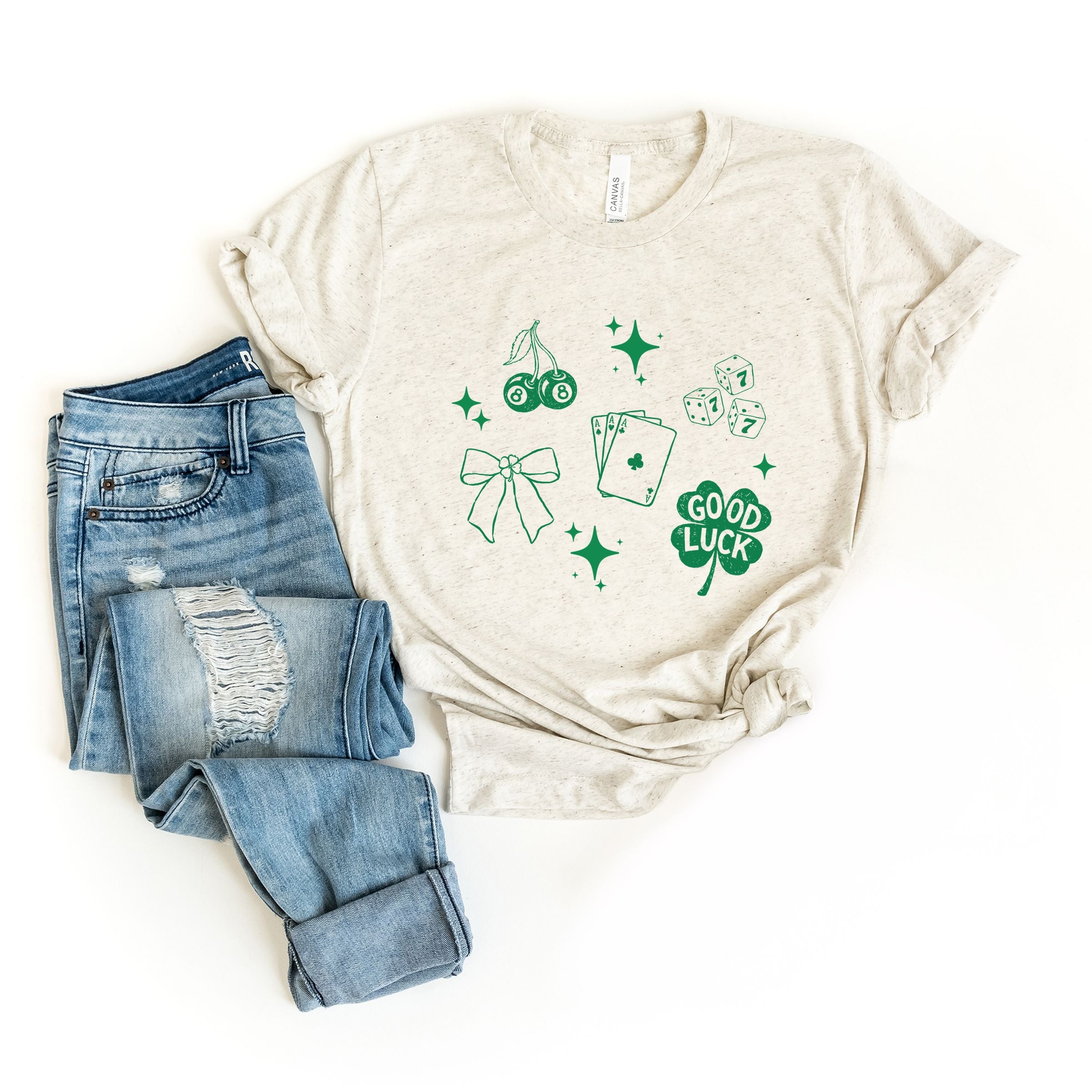 Lucky Icons Stars - Women's Short Sleeve Graphic T-Shirt