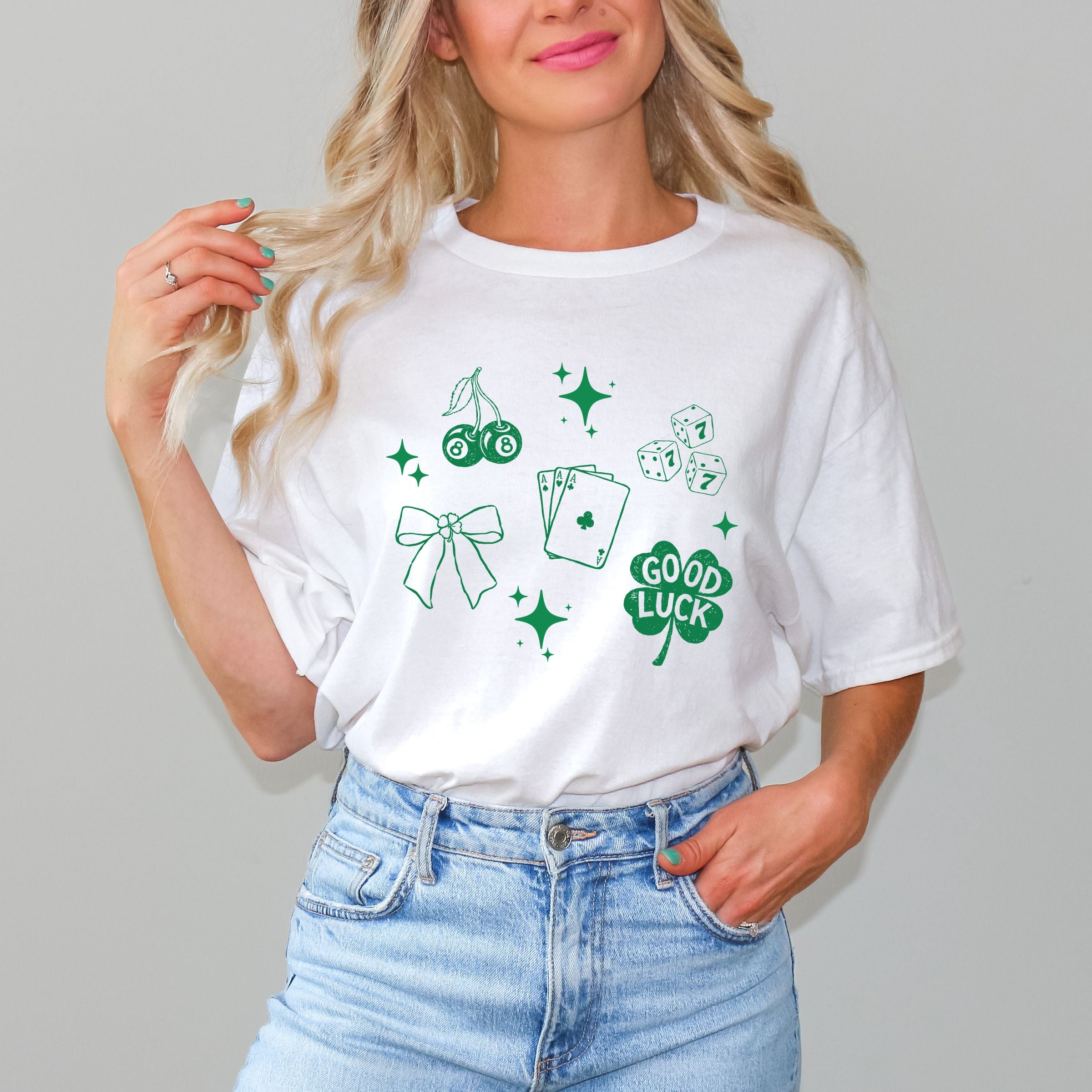 Lucky Icons Stars - Women's Short Sleeve Graphic T-Shirt