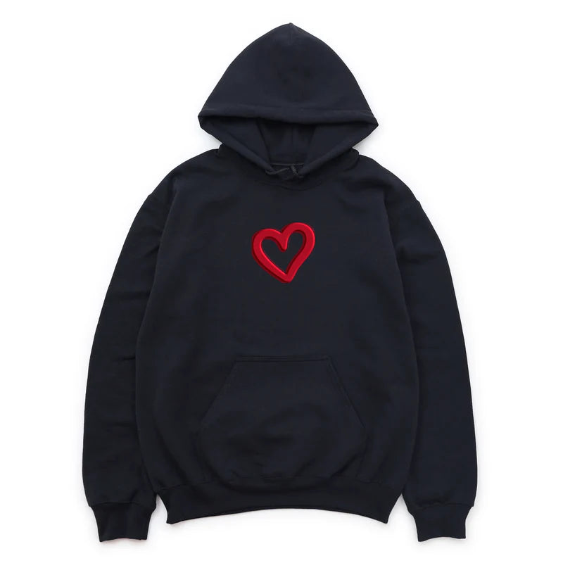 Love Like Jesus Heart Bold Puff Front and Back Design - Women's Graphic Hoodie