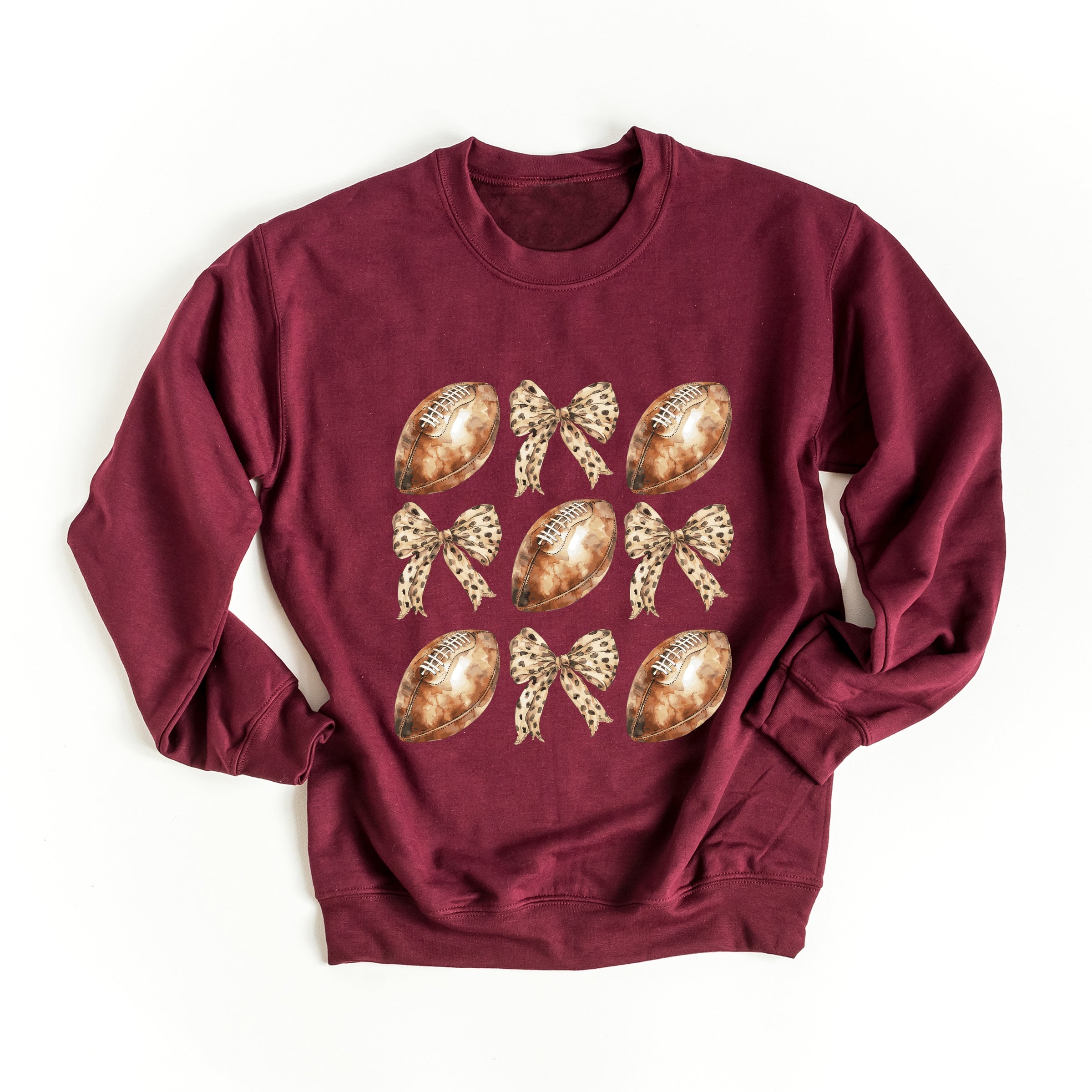 Coquette Football Chart - Women's Graphic Sweatshirt