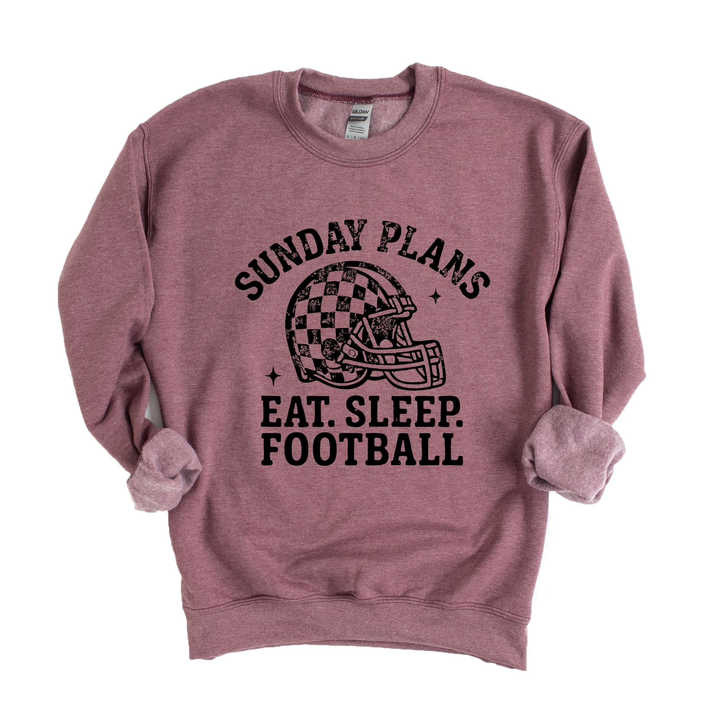Sunday Plans: Eat. Sleep. Football - Women's Graphic Sweatshirt