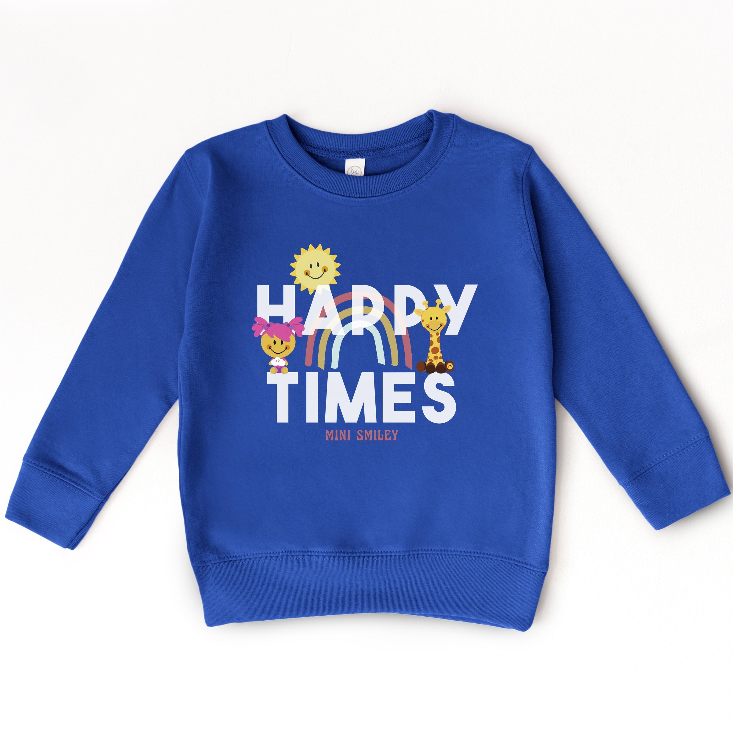 Mini Smiley Happy Times - Toddler Graphic Sweatshirt