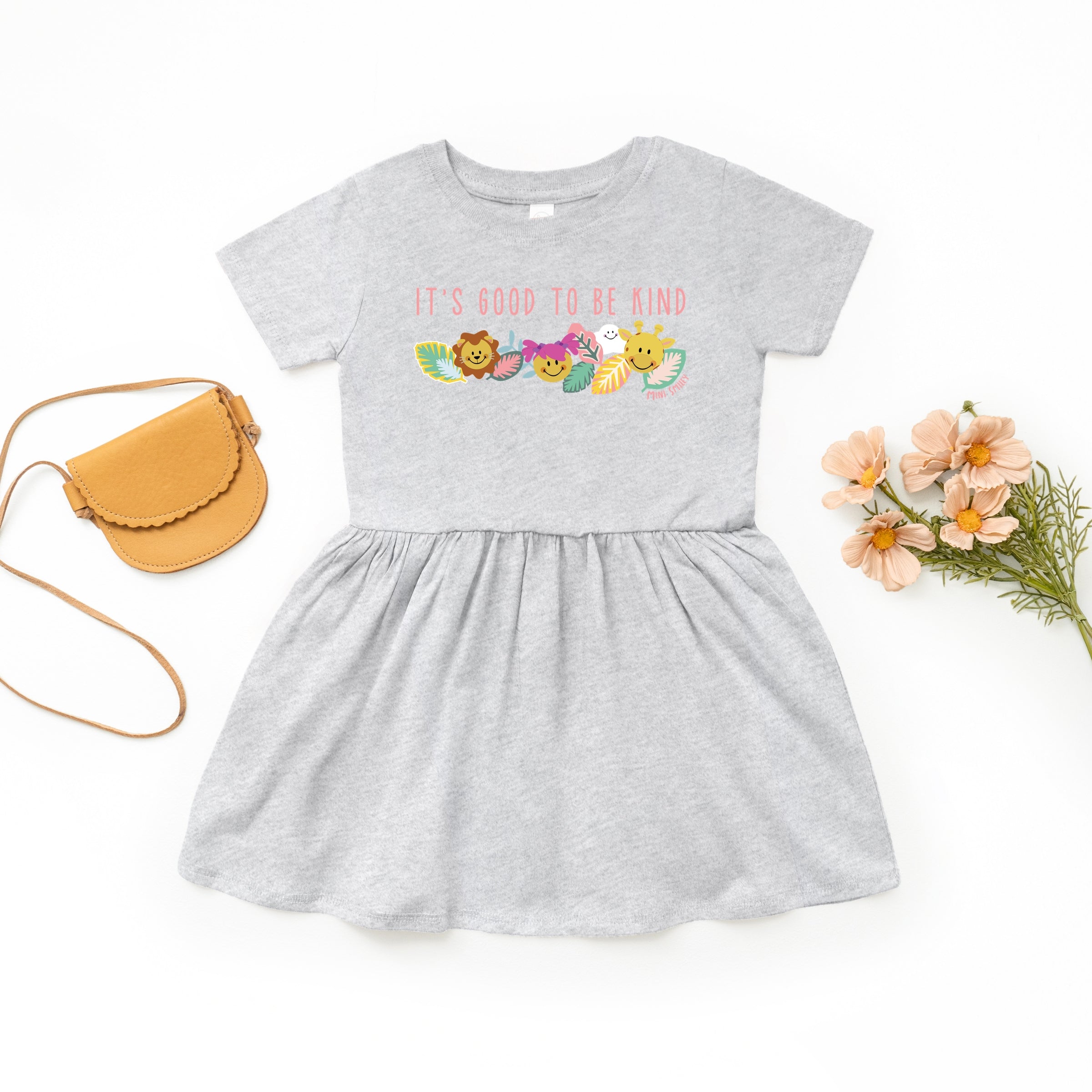 Mini Smiley It's Good To Be Kind Aria - Toddler Graphic Dress