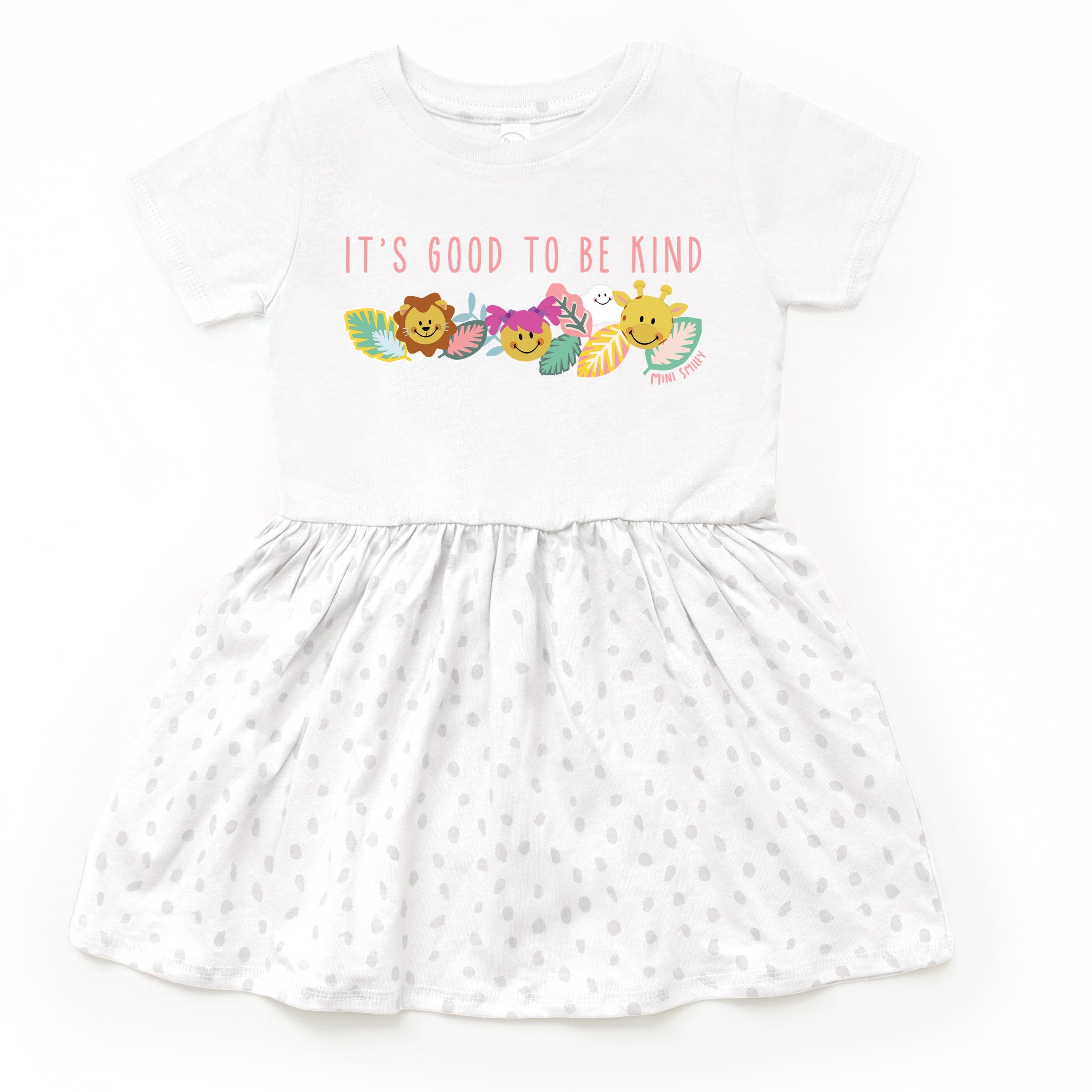 Mini Smiley It's Good To Be Kind Aria - Toddler Graphic Dress