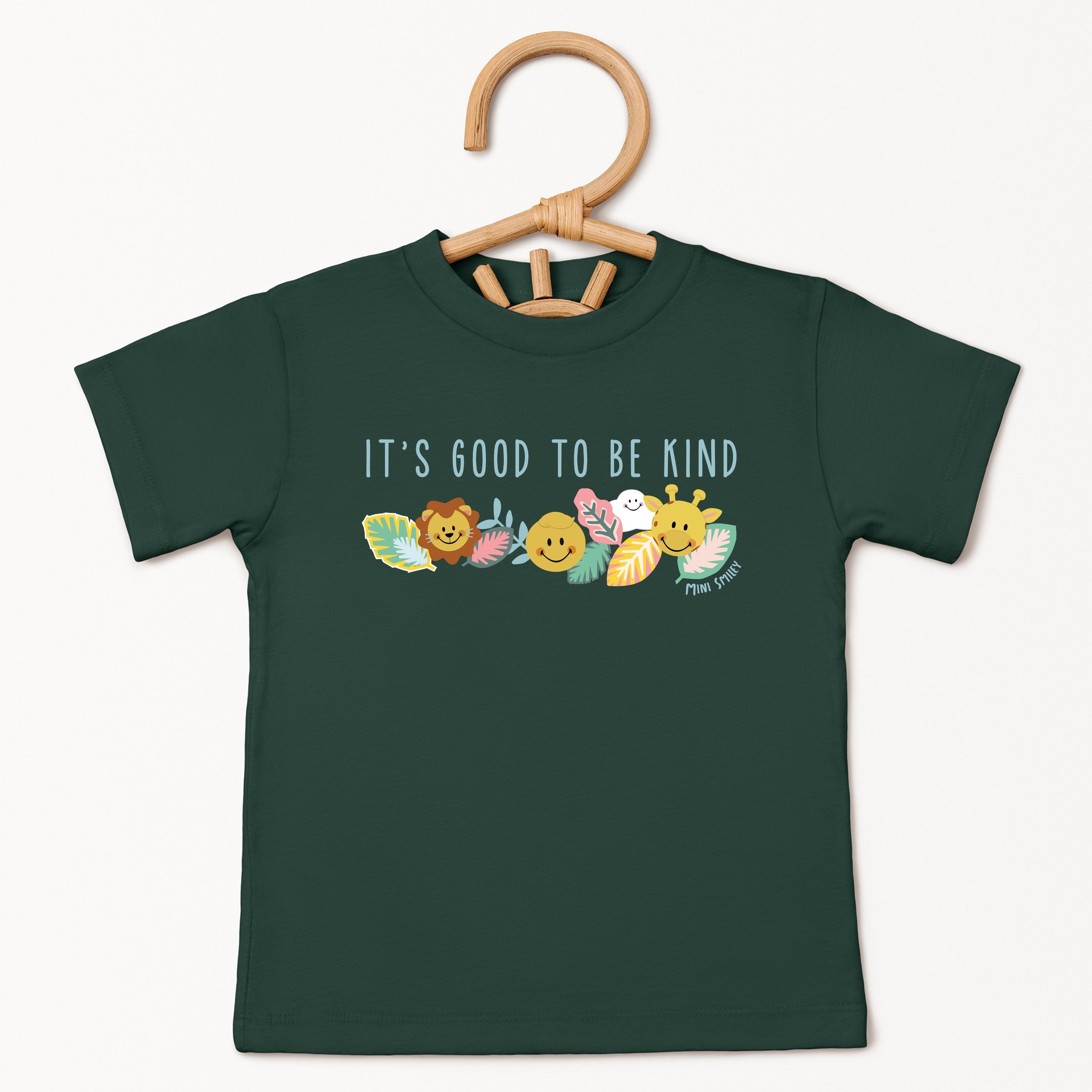 Mini Smiley It's Good To Be Kind Lumi - Toddler Short Sleeve Graphic T-Shirt