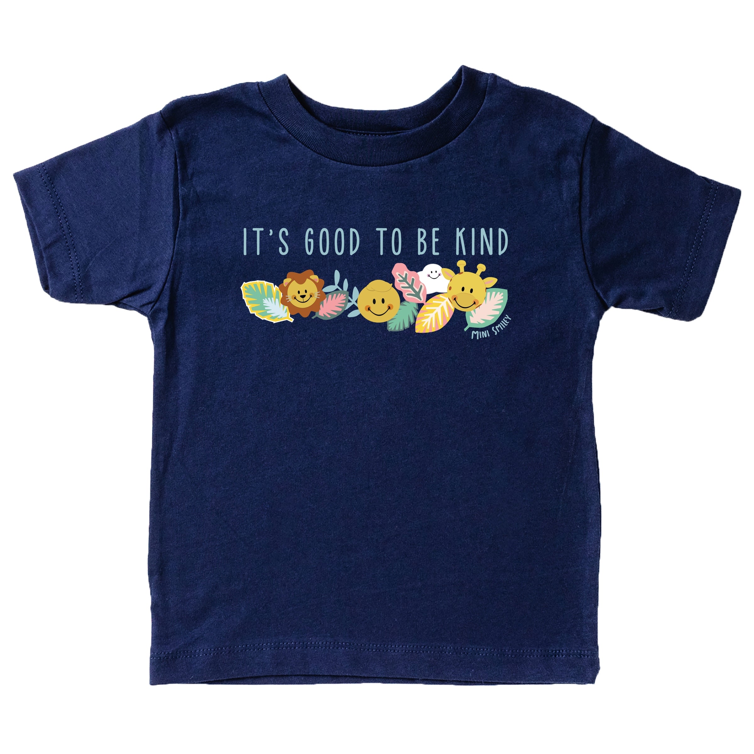 Mini Smiley It's Good To Be Kind Lumi - Toddler Short Sleeve Graphic T-Shirt
