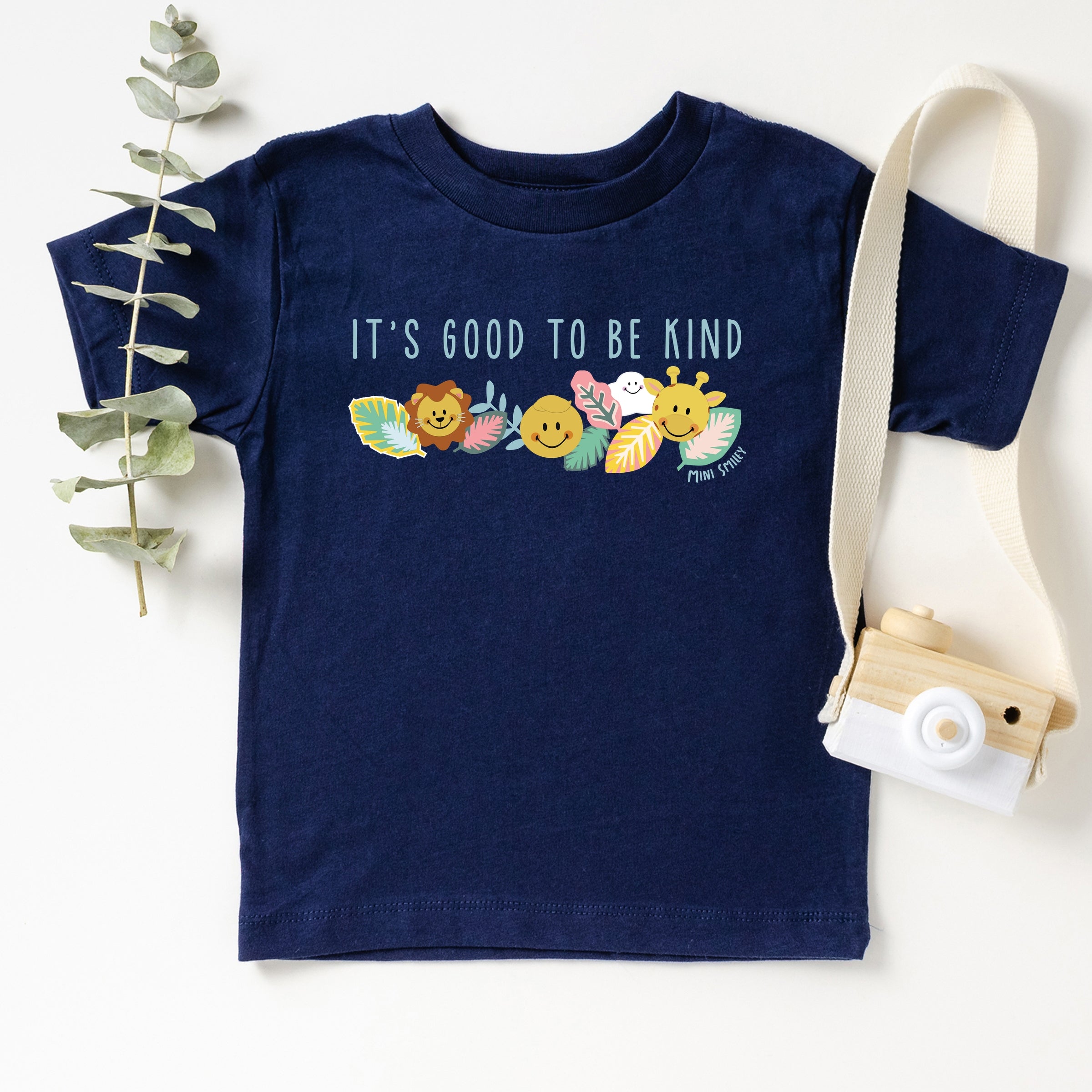 Mini Smiley It's Good To Be Kind Lumi - Toddler Short Sleeve Graphic T-Shirt