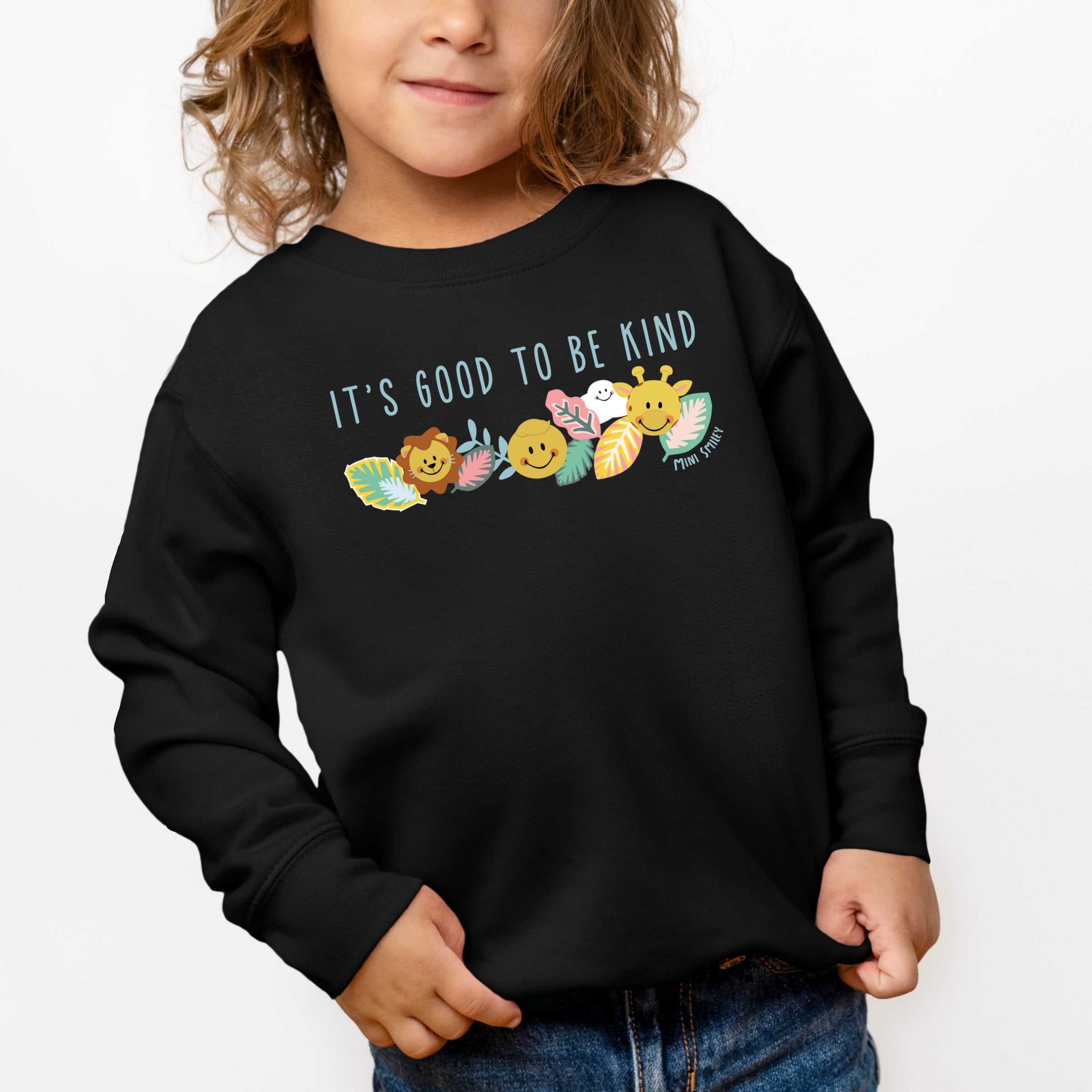 Mini Smiley It's Good To Be Kind Lumi - Toddler Graphic Sweatshirt