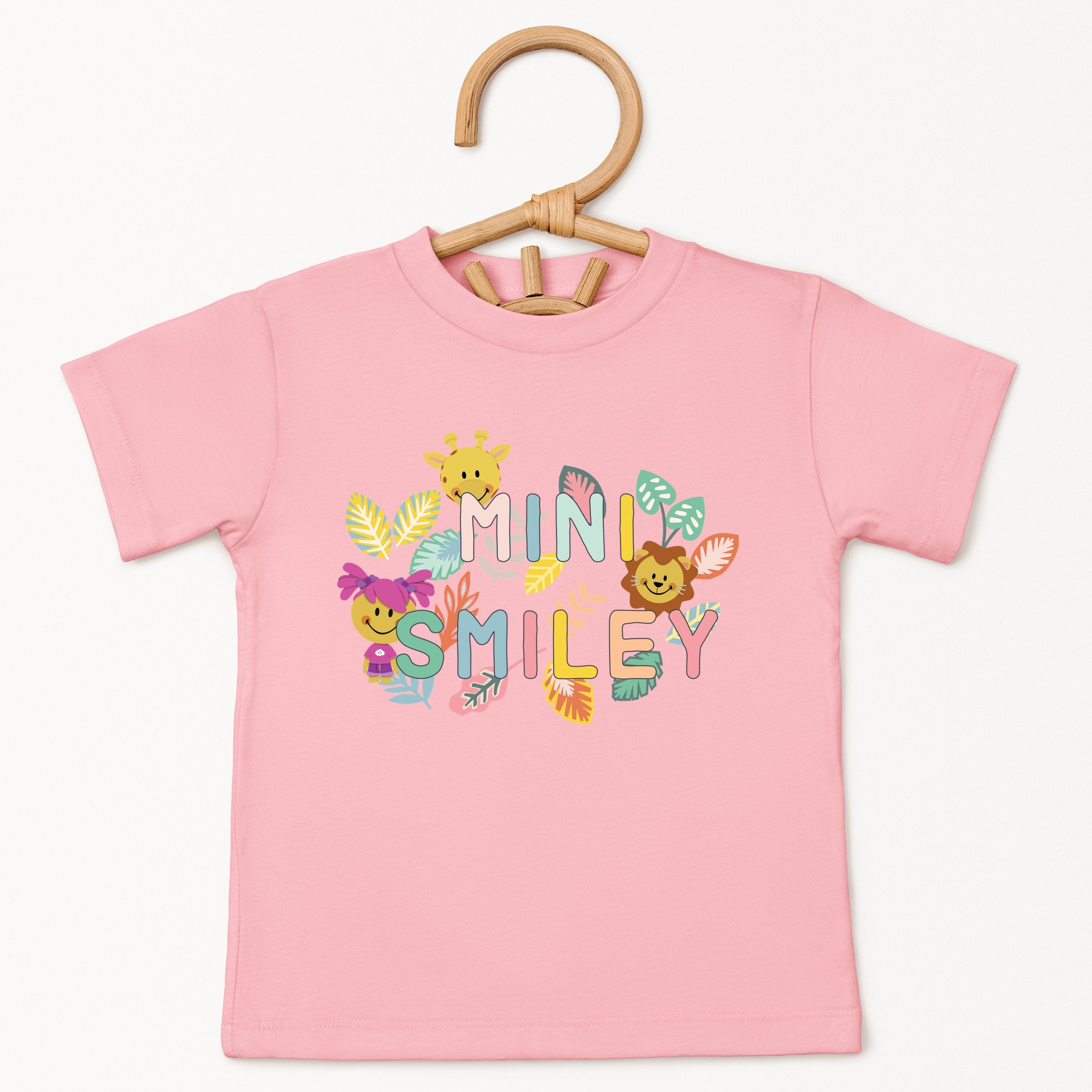 Mini Smiley Leaves - Toddler Short Sleeve Graphic T-Shirt