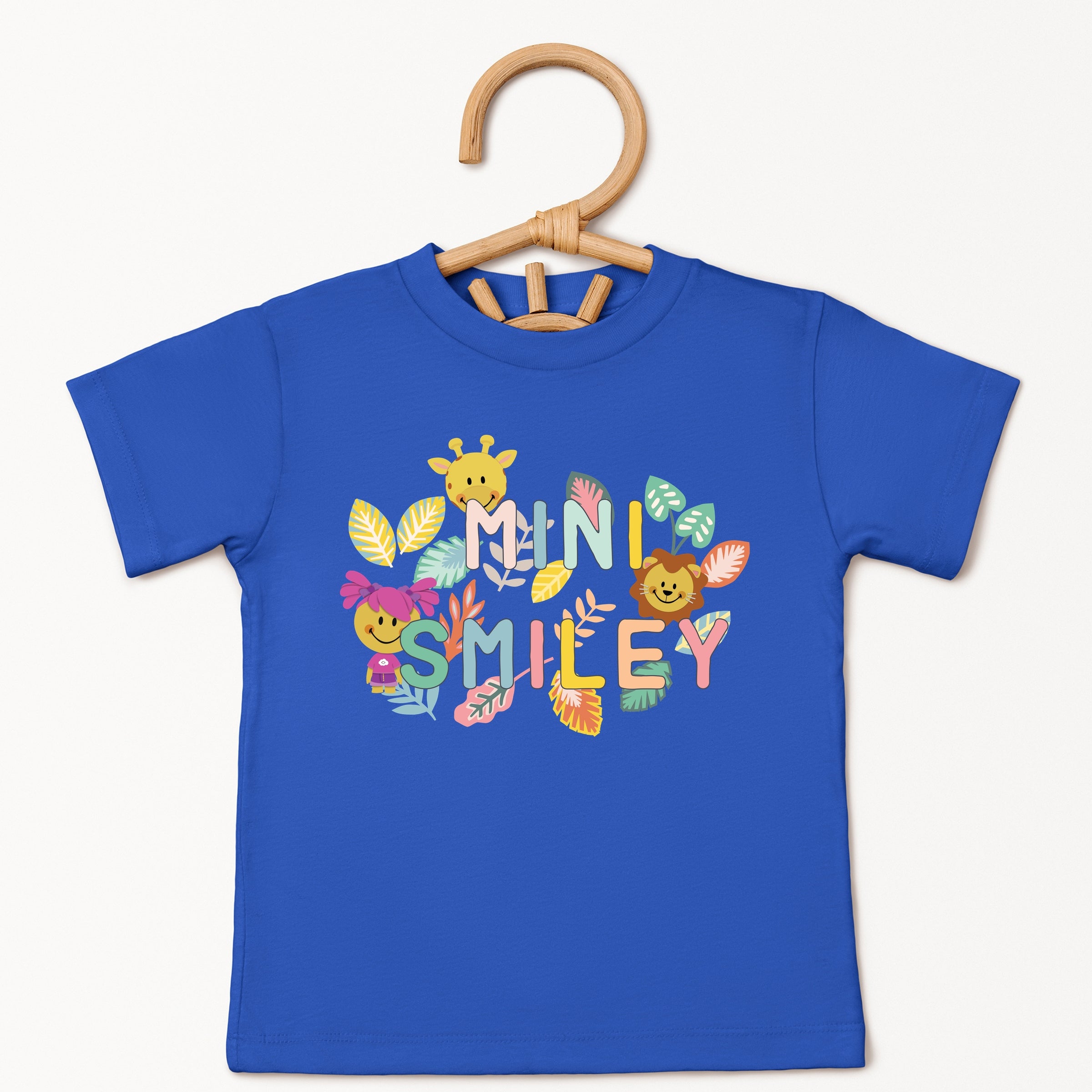 Mini Smiley Leaves - Toddler Short Sleeve Graphic T-Shirt