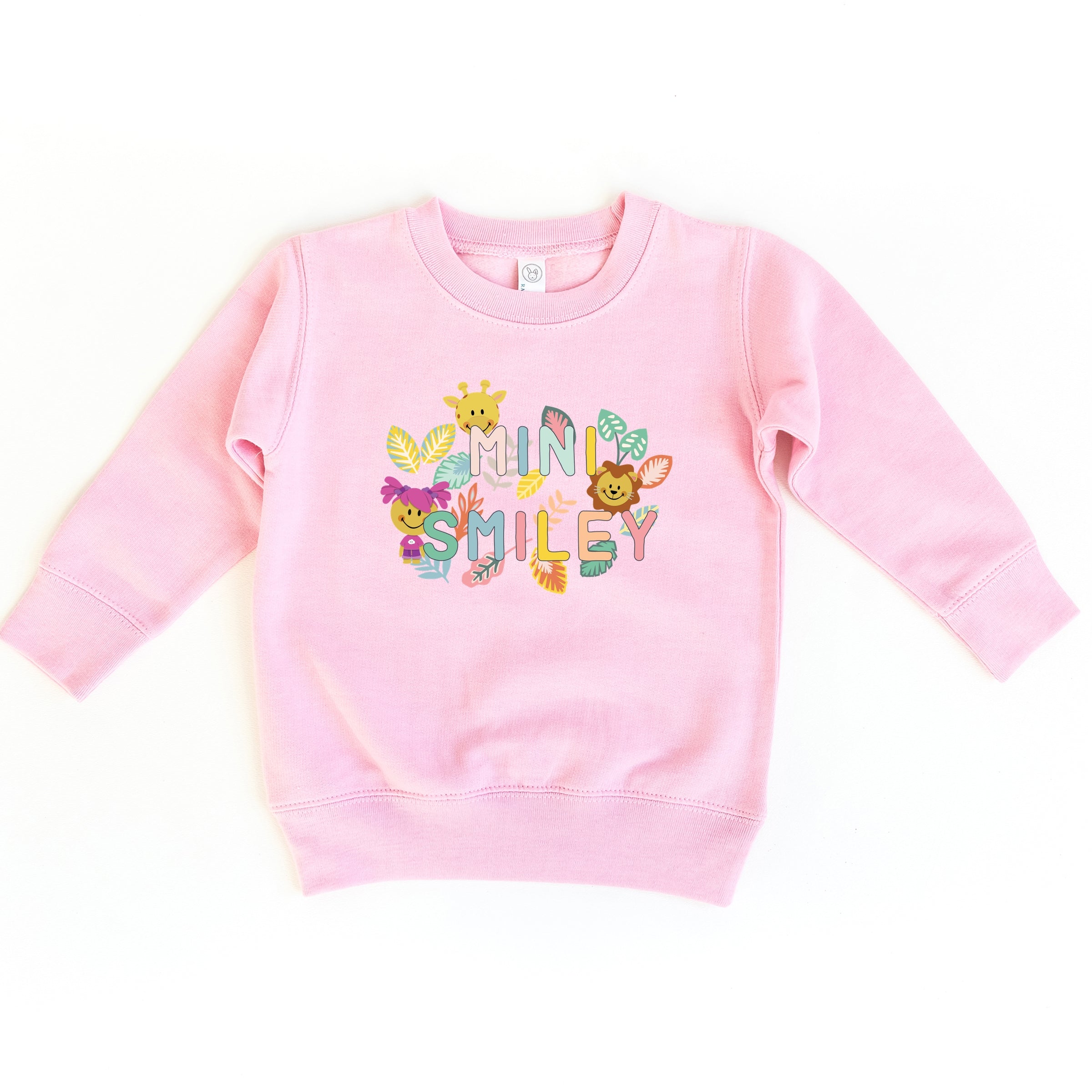 Mini Smiley Leaves - Toddler Graphic Sweatshirt