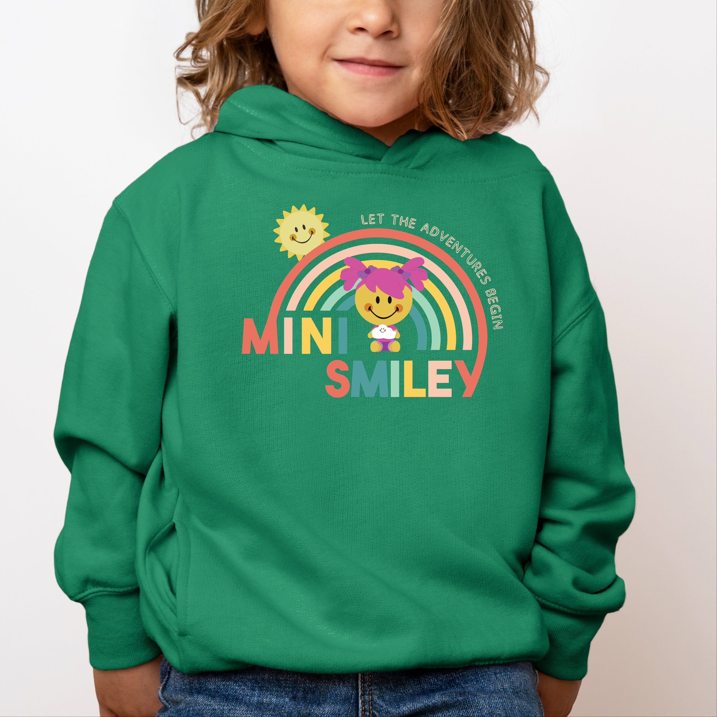 Mini Smiley Let The Adventures Begin Aria - Toddler Hoodie