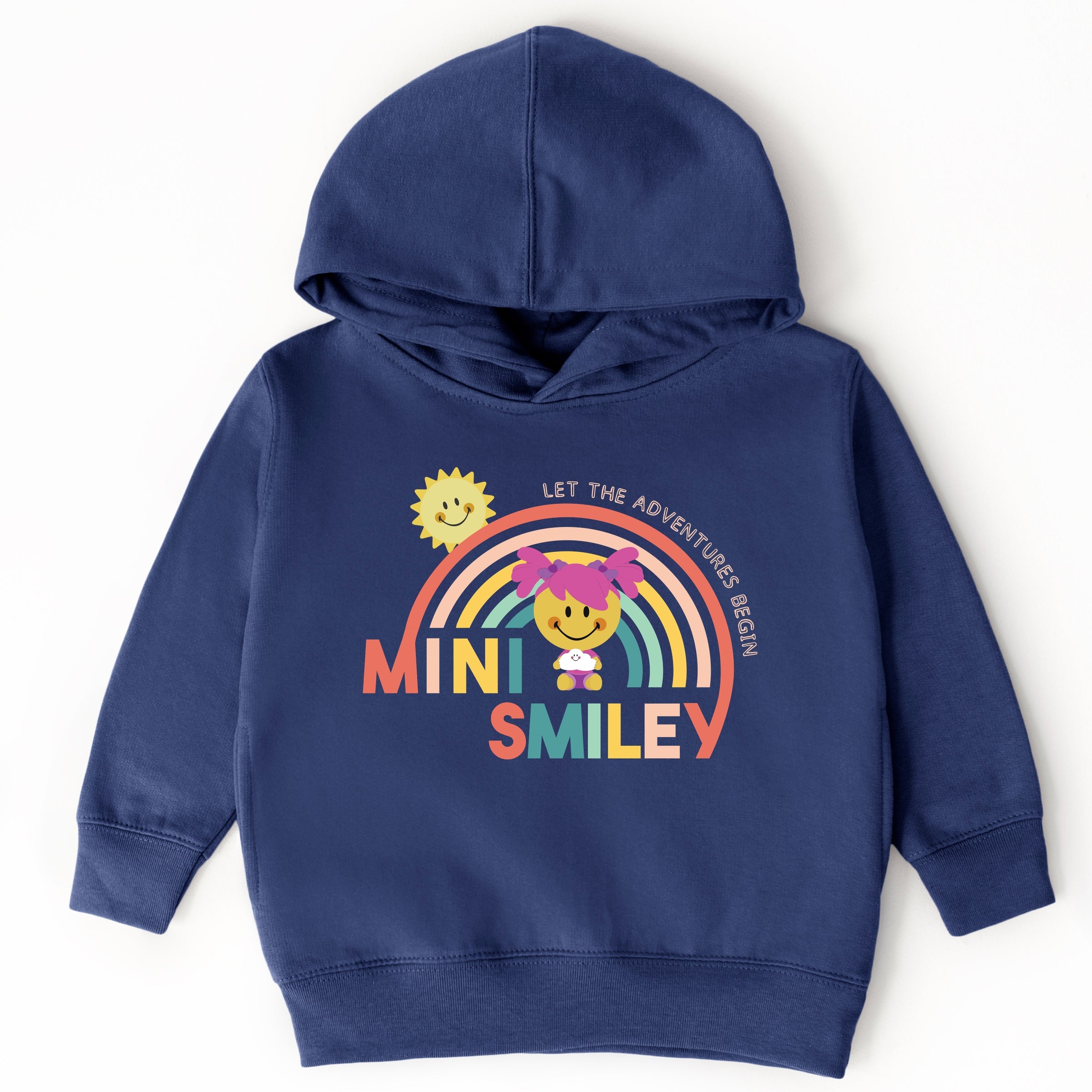 Mini Smiley Let The Adventures Begin Aria - Toddler Hoodie