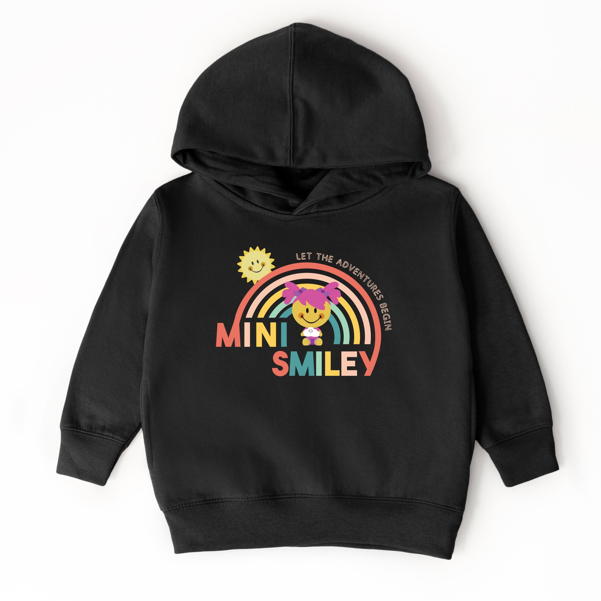 Mini Smiley Let The Adventures Begin Aria - Toddler Hoodie