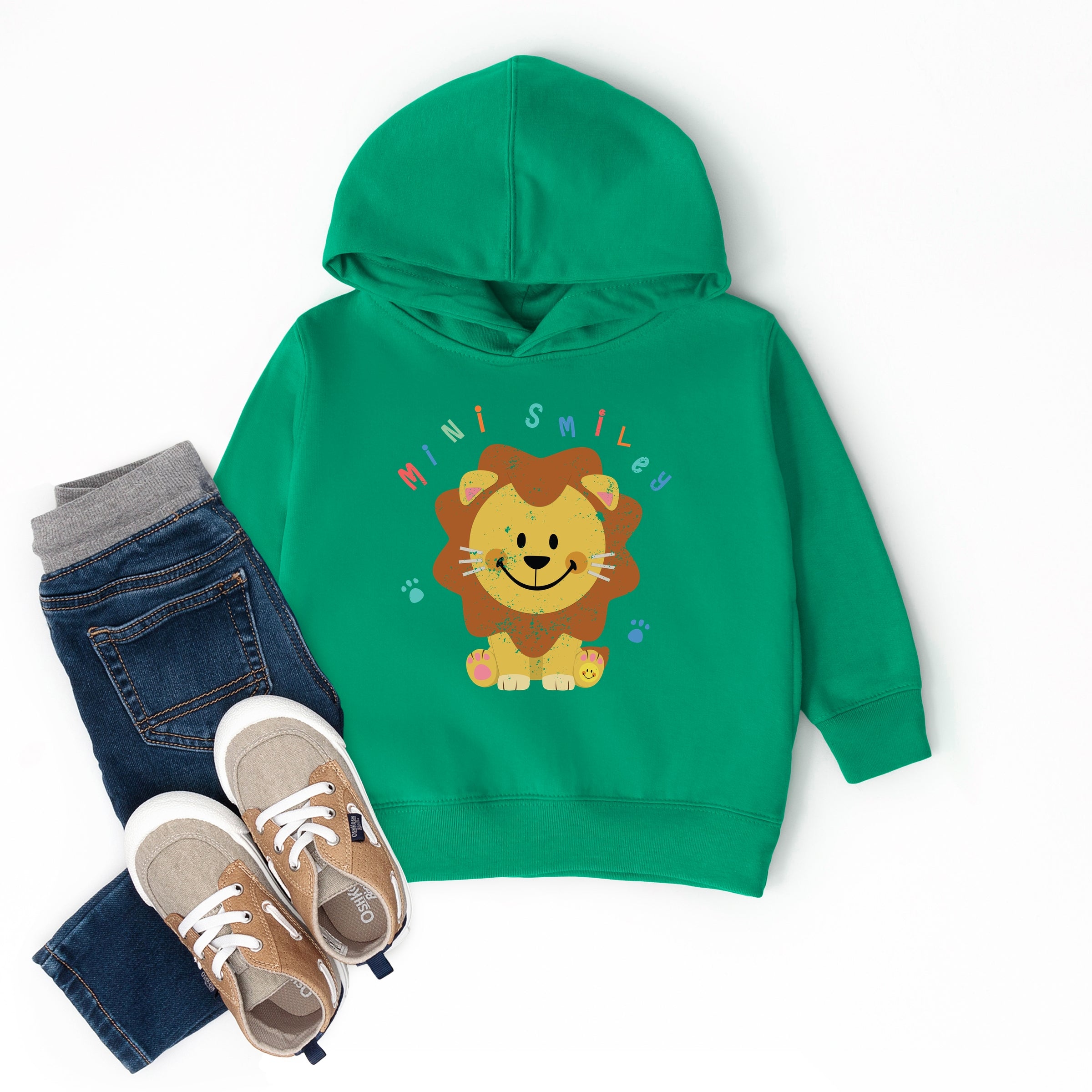 Mini Smiley Lion Paws - Toddler Hoodie