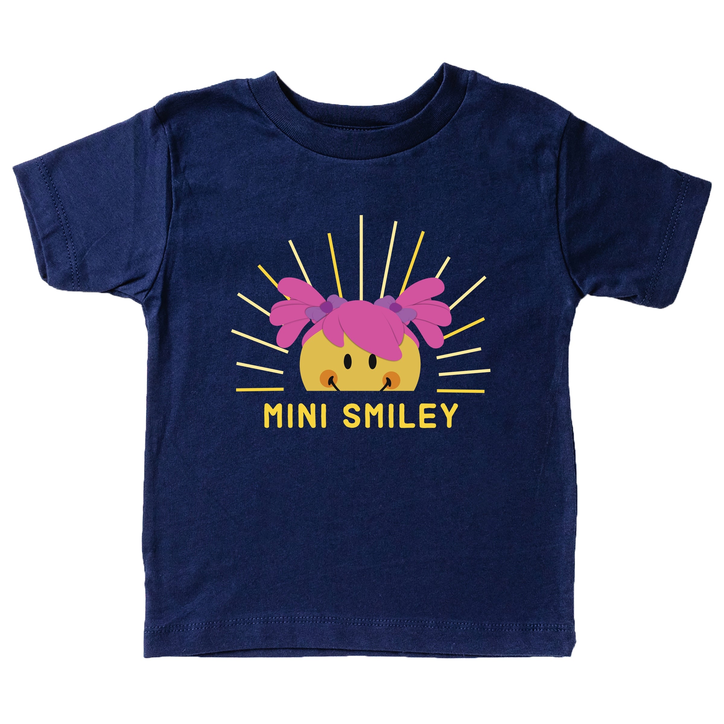Mini Smiley Aria Sunshine - Toddler Short Sleeve Graphic T-Shirt