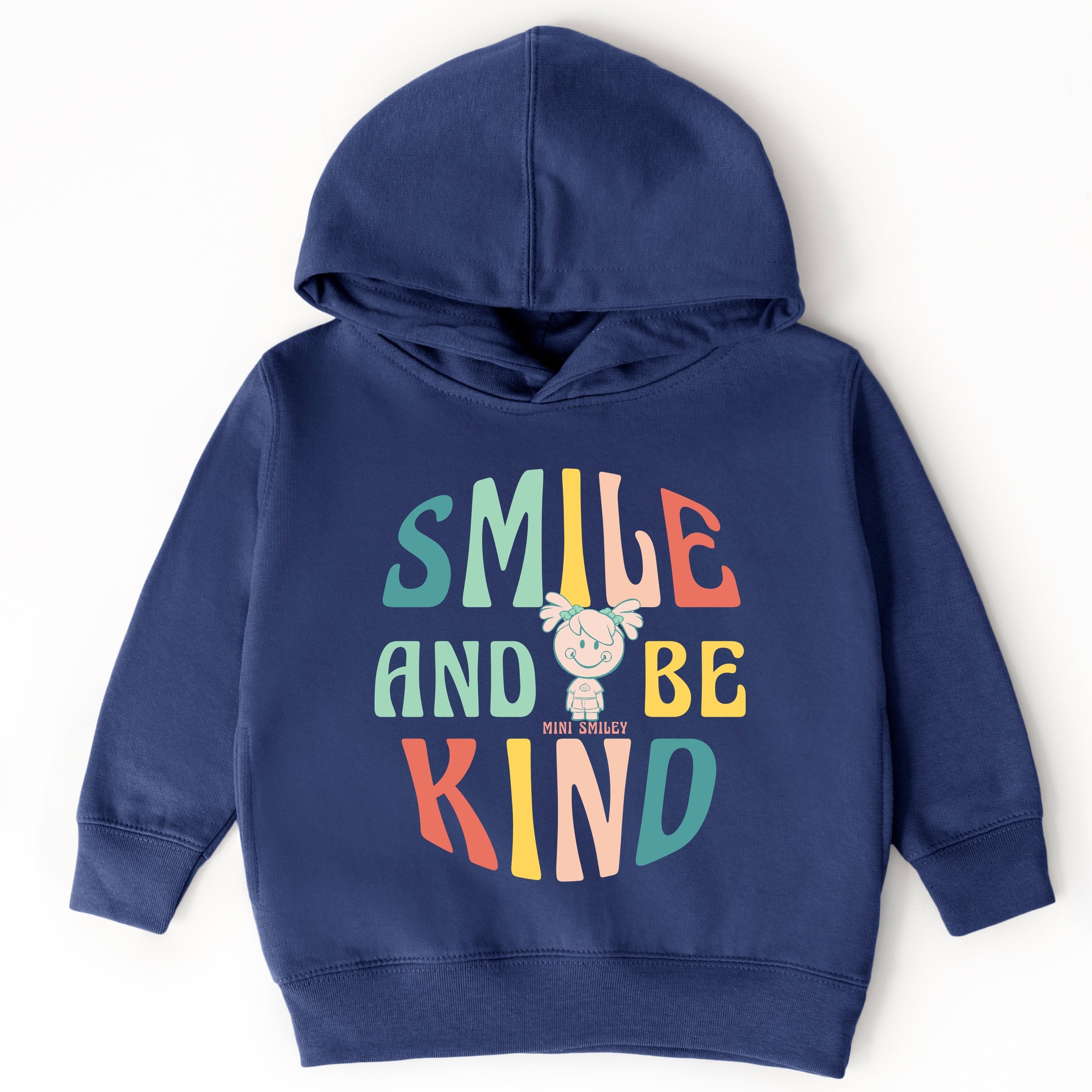 Mini Smiley Smile and Be Kind Aria - Toddler Hoodie