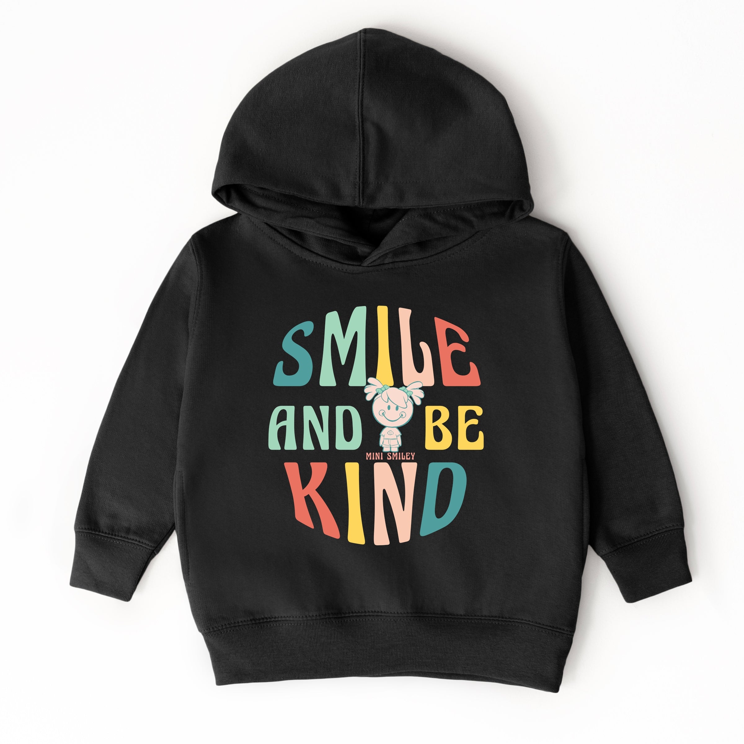 Mini Smiley Smile and Be Kind Aria - Toddler Hoodie