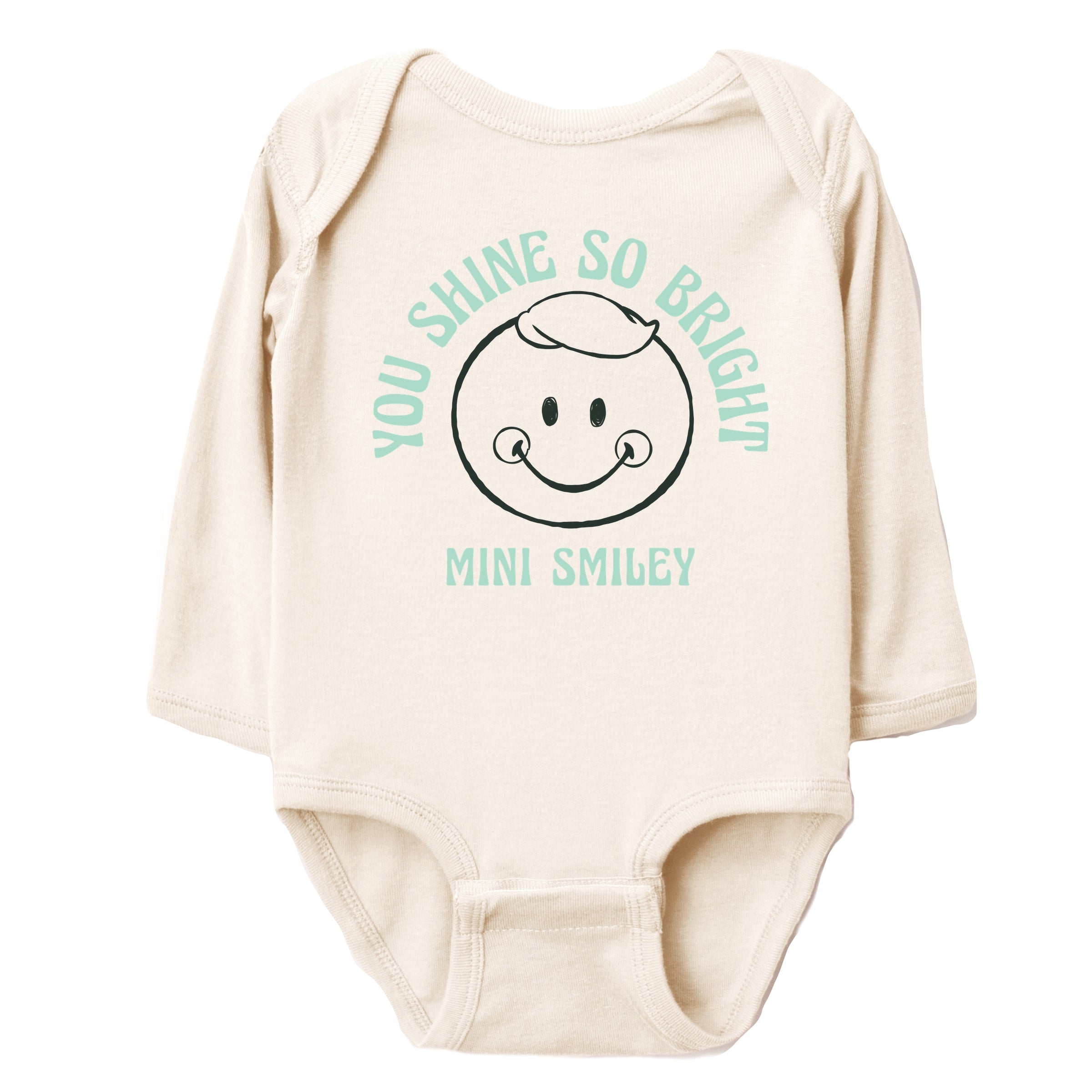 Mini Smiley You Shine So Bright - Baby Long Sleeve Bodysuit