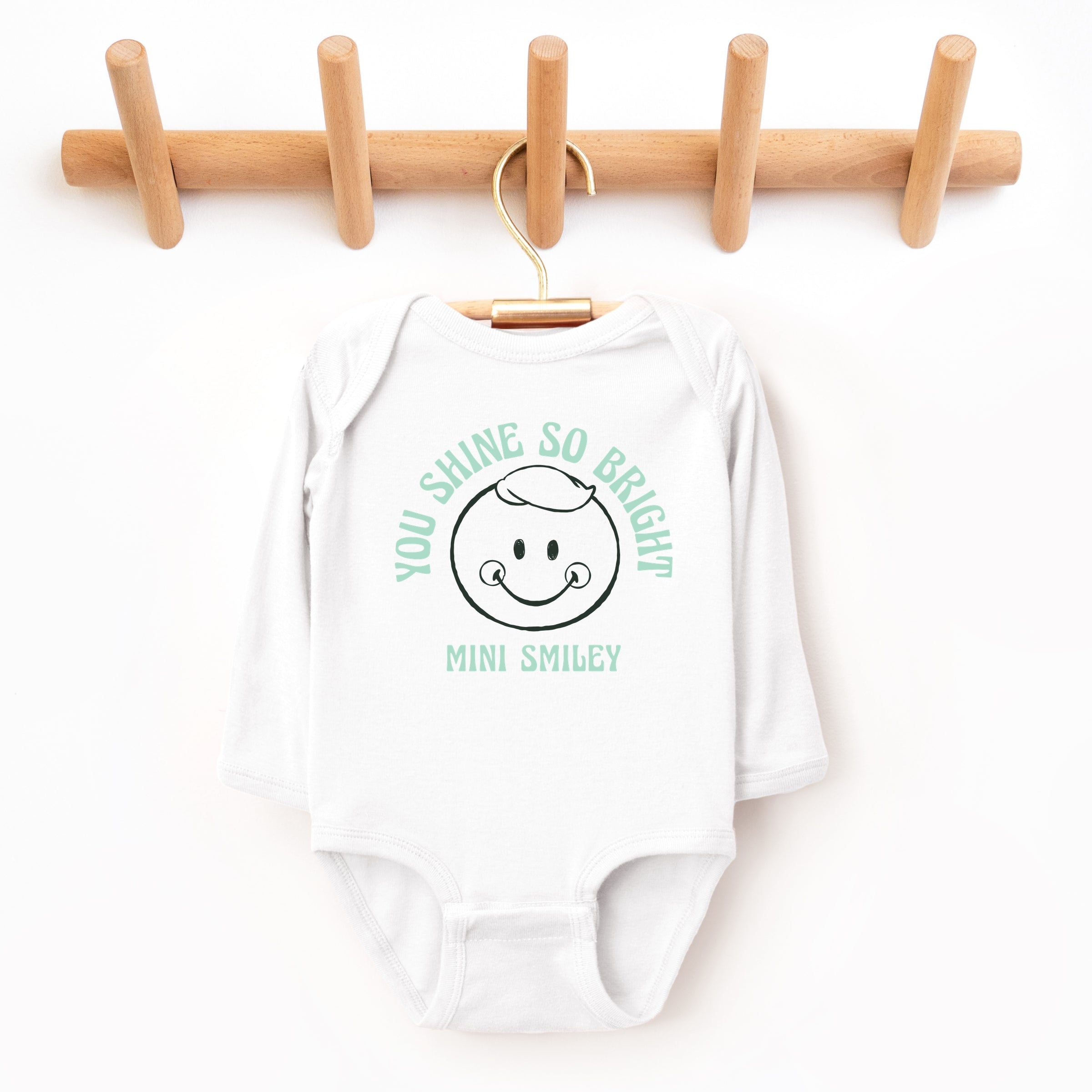 Mini Smiley You Shine So Bright - Baby Long Sleeve Bodysuit