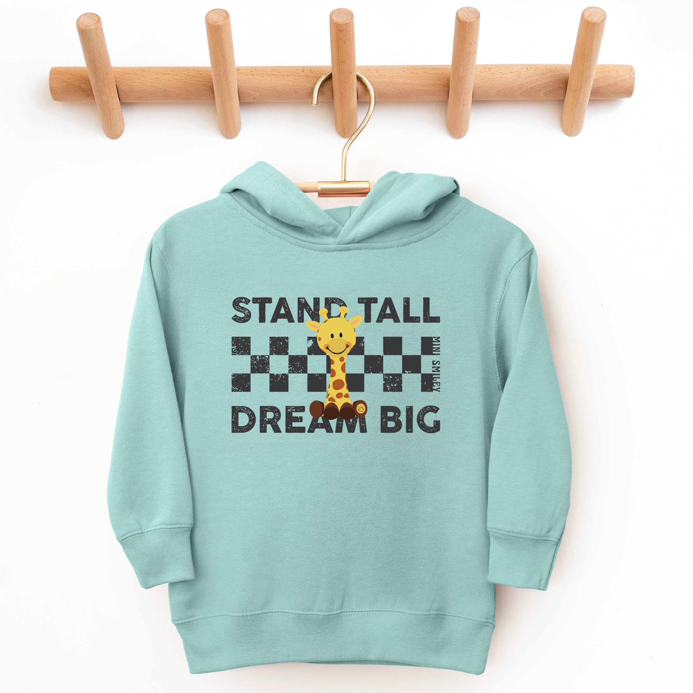Mini Smiley Stand Tall Dream Big - Toddler Hoodie