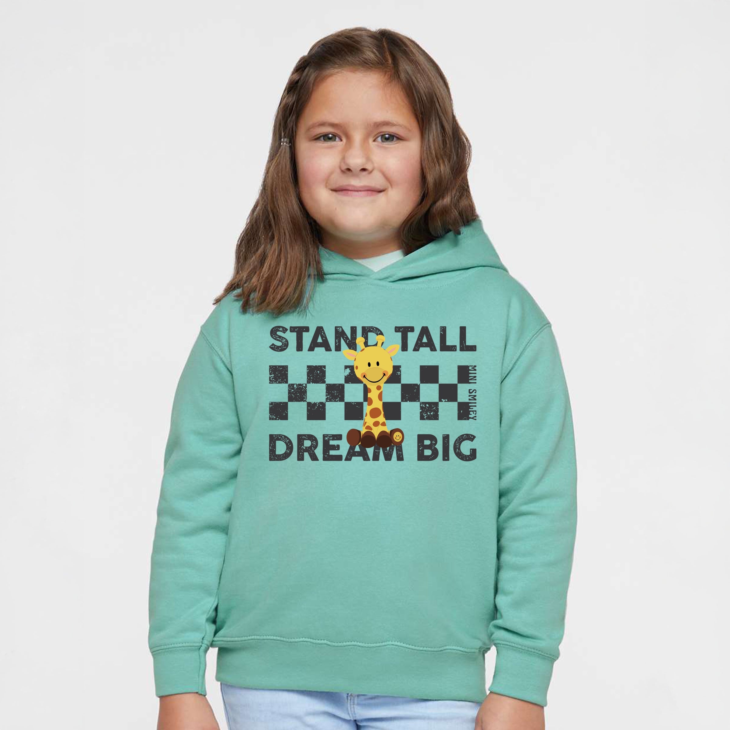 Mini Smiley Stand Tall Dream Big - Toddler Hoodie