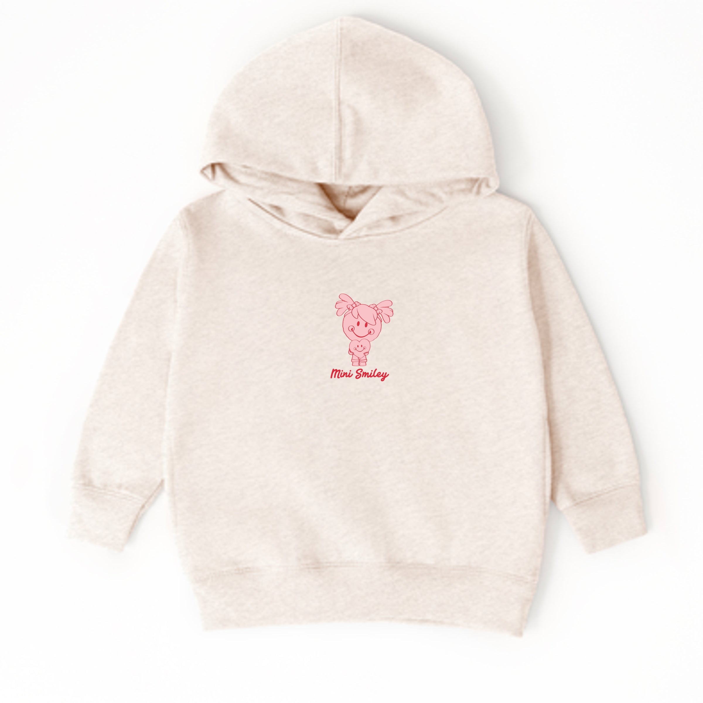 Mini Smiley Sending Love To You - Toddler Hoodie