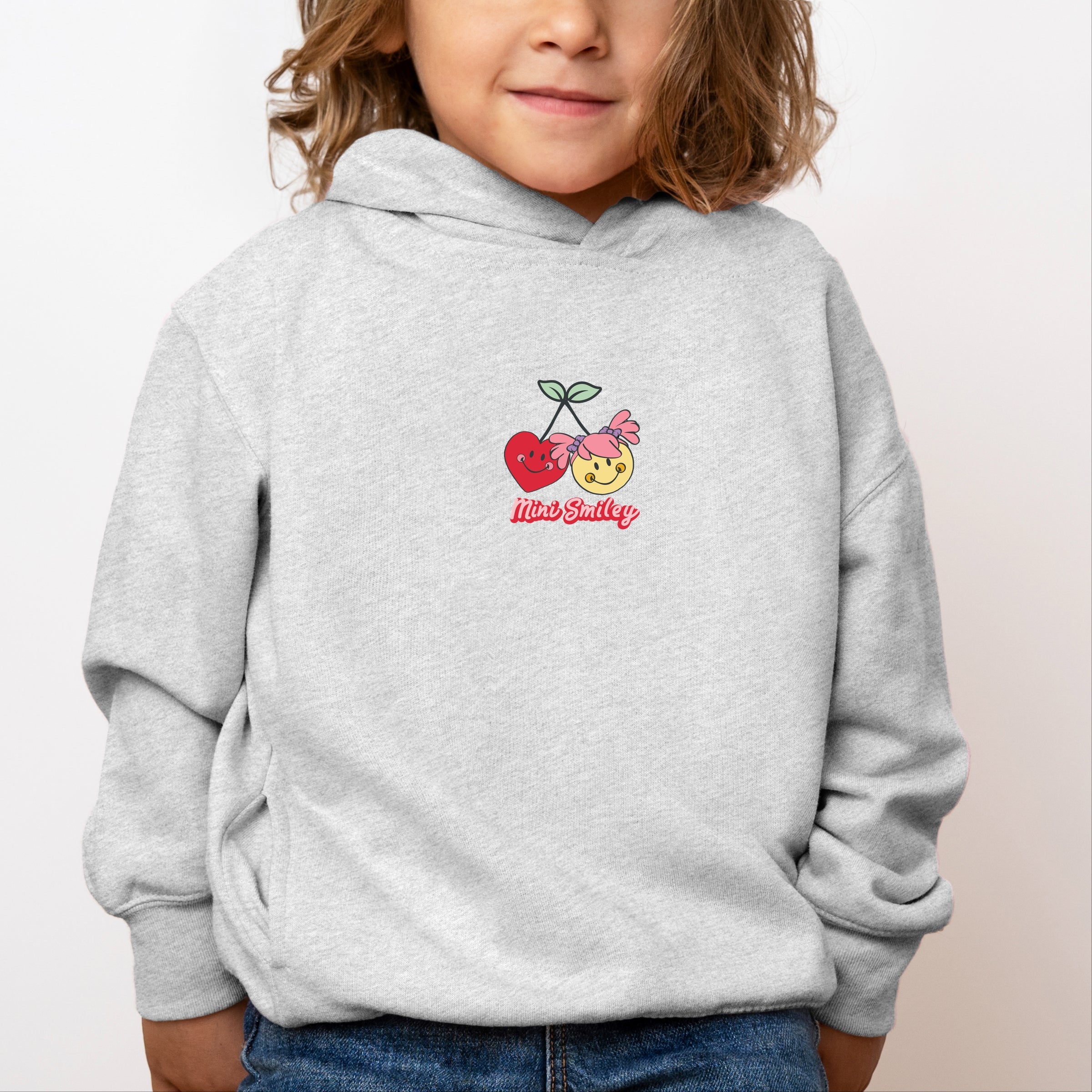 Mini Smiley Kind Cute & Happy - Toddler Hoodie